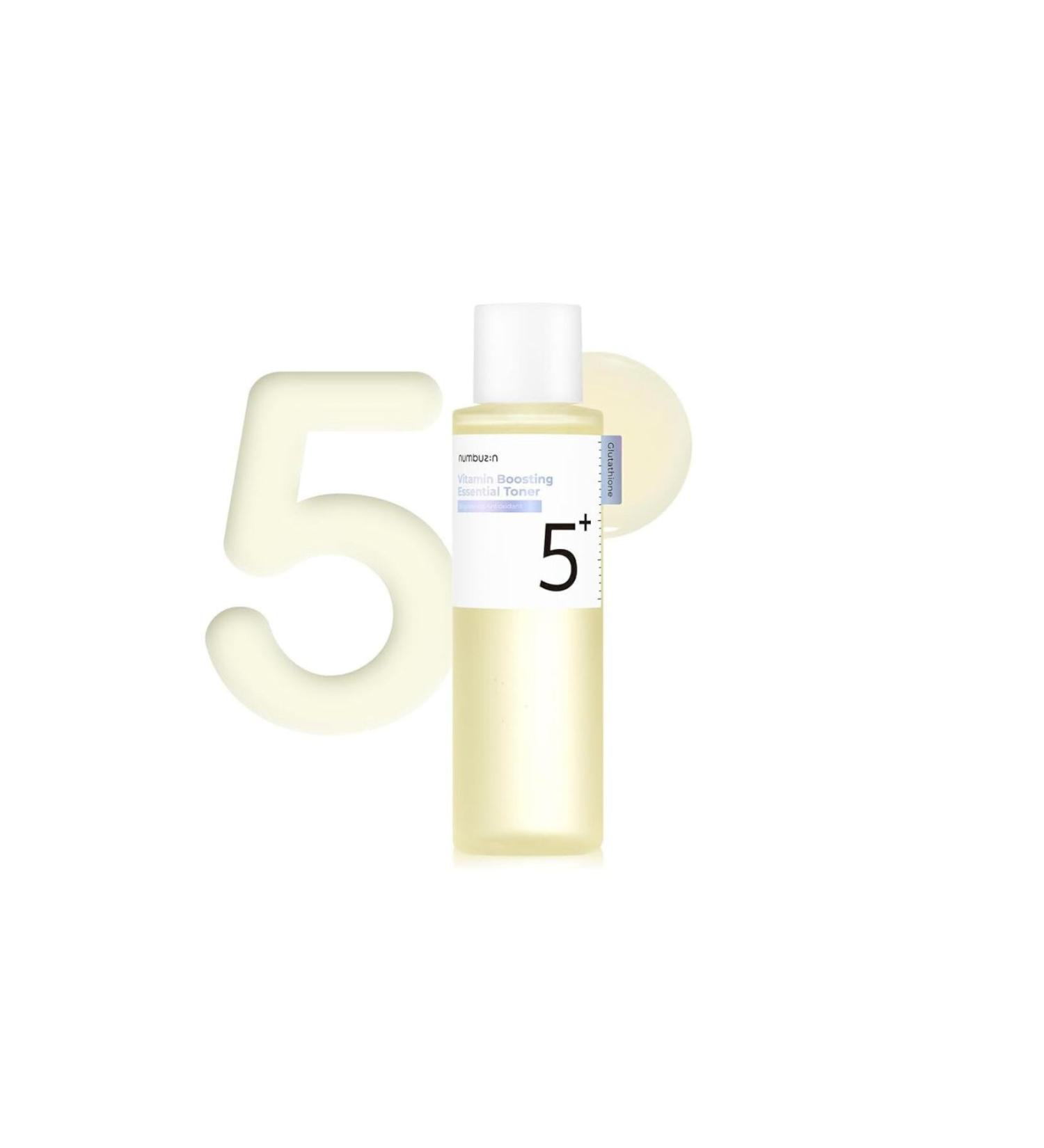 Numbuzin No.5 Vitamin Boosting Essential Toner 200 ml - Anti-Stain Vitamin Toner - Buy Online on GoSupps.com