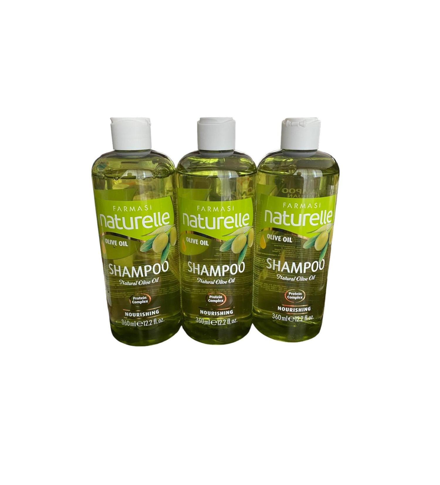 Farmasi Natural Olive Oil Shampoo Olive Oil 360 ml * 3 pieces