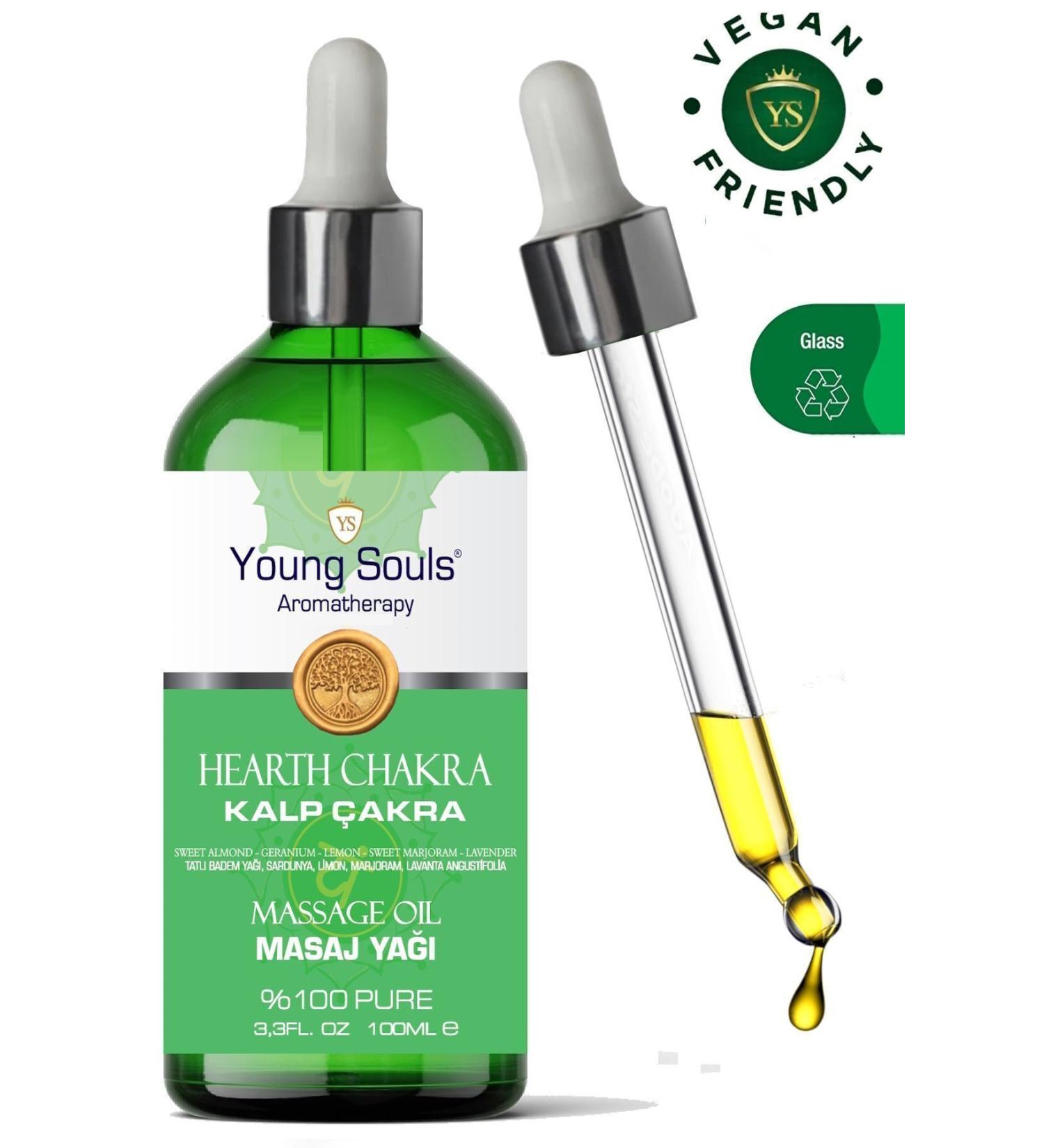 YOUNG SOULS Aromatherapy Heart Chakra Serum & Massage Oil Heart Chakra Serum & Massage Oil 100 ml