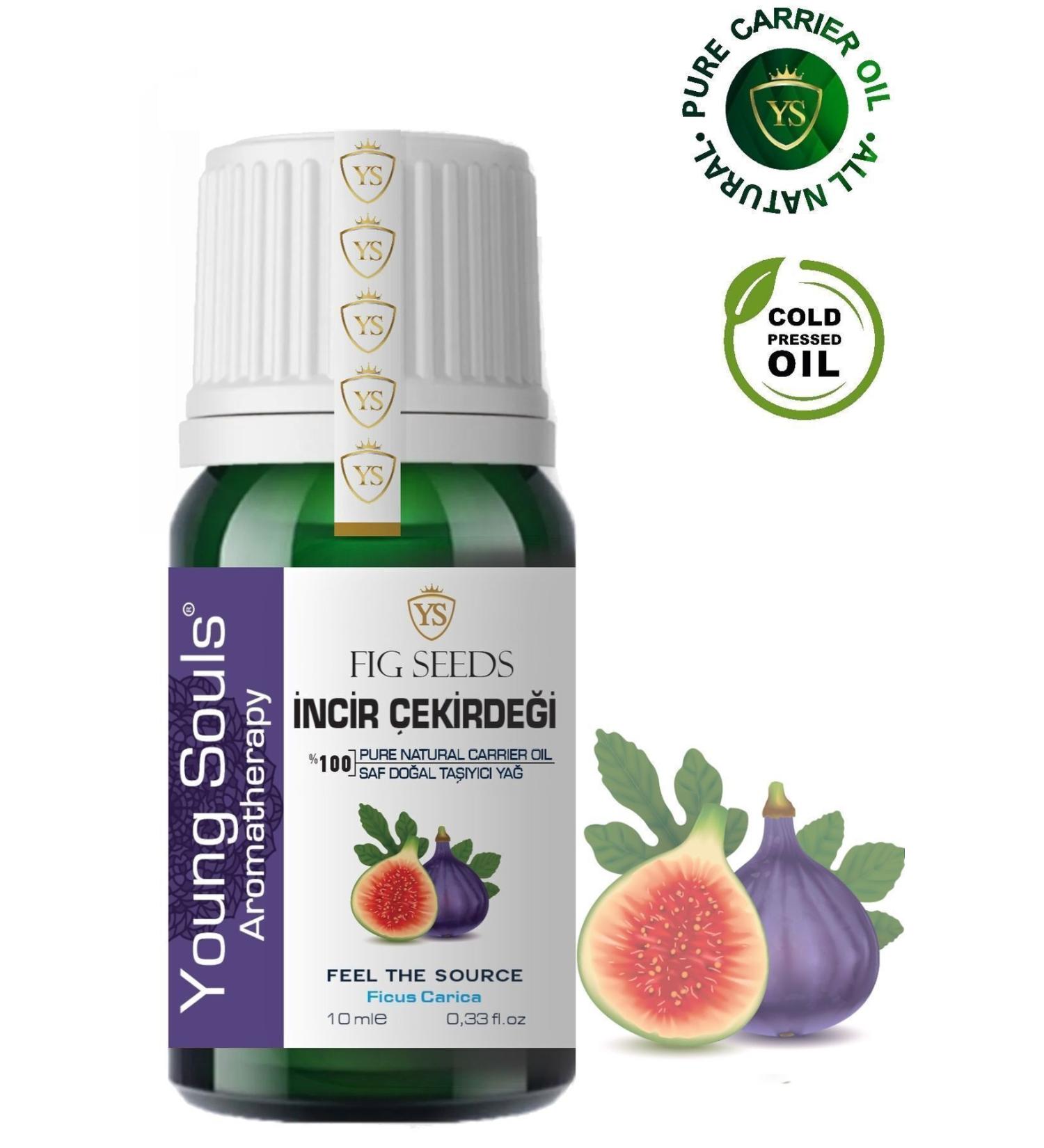 YOUNG SOULS Fig Seed Carrier Oil ( Cold Pressed ) Fig Seed Herbal Carrier Oil ( Cold Pressed ) 10 ml