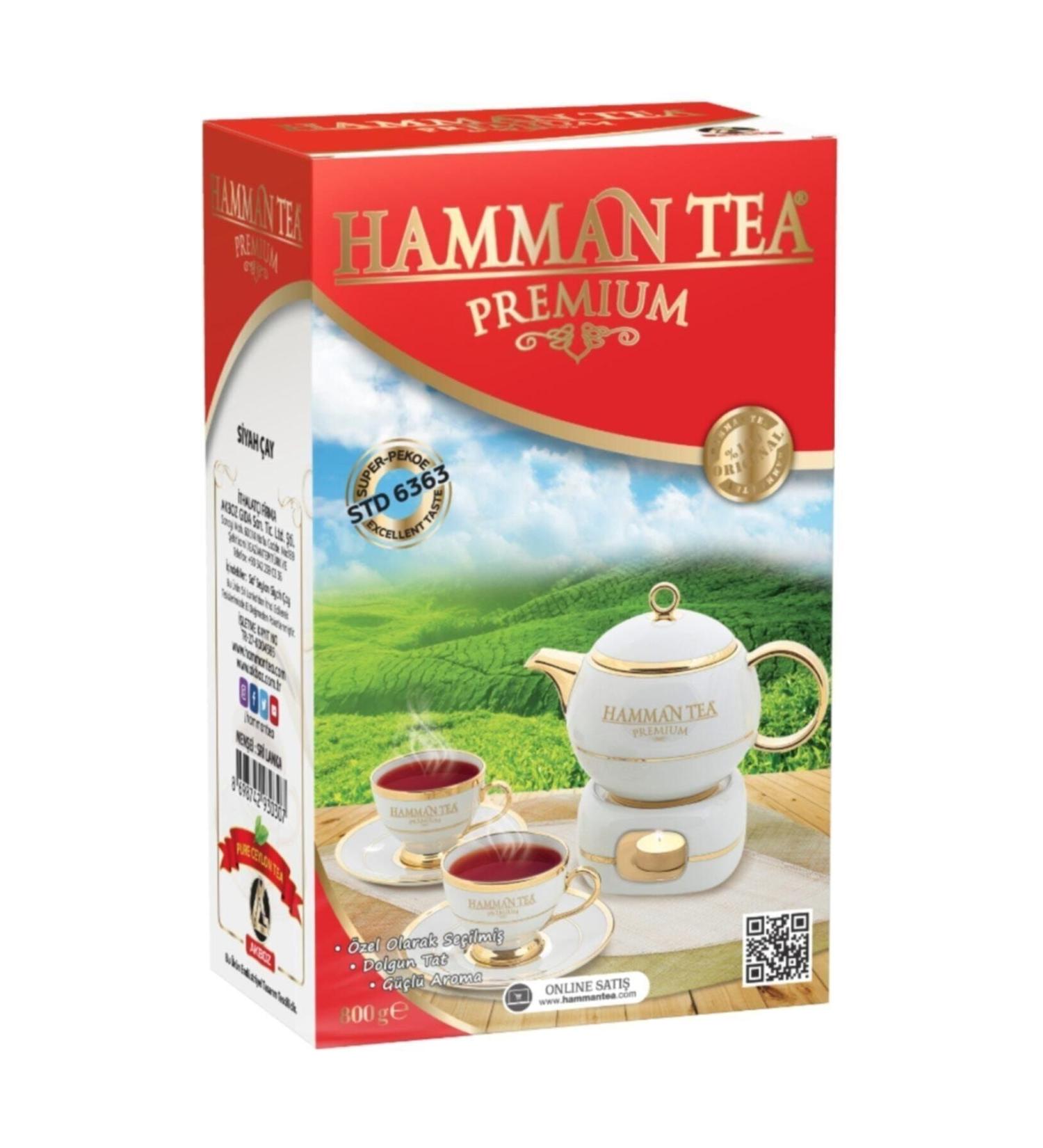 HAMMAN TEA Tea Guaranteed Premium 800 gr Pure Ceylon Tea