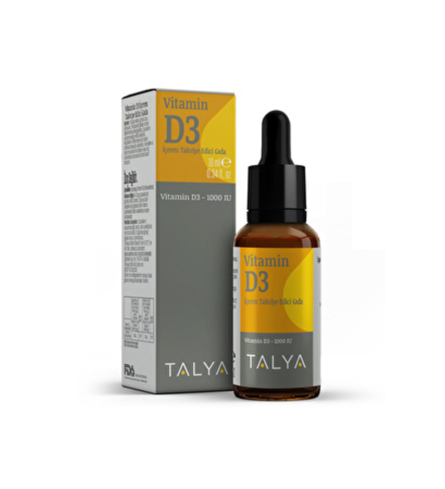 Talya Vitamin D3 Containing Supplementary Food 10 ml (SINGLE)