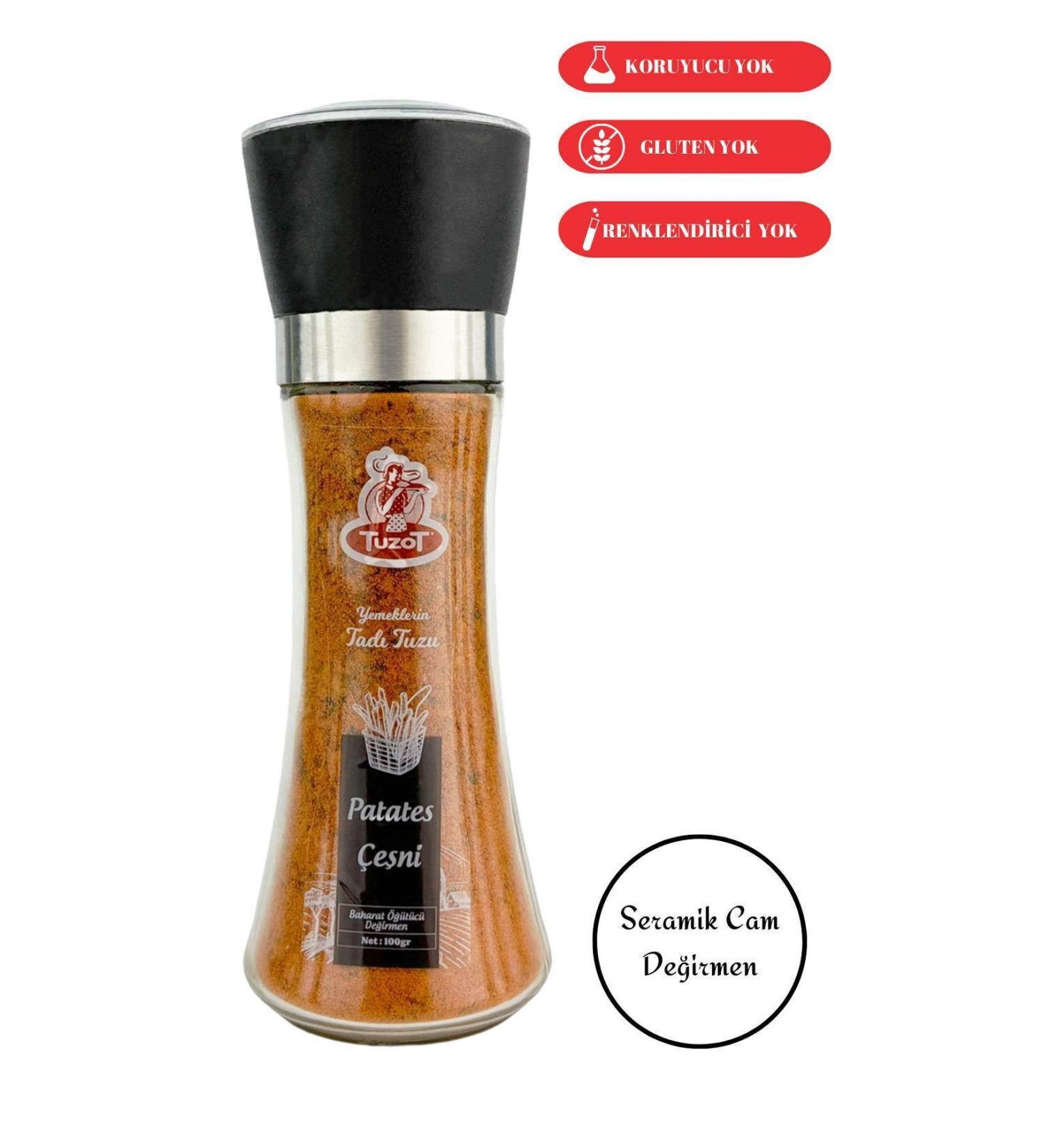 Tuzot Potato Spice 100gr. (Glass Ceramic Mill) - Buy Online on GoSupps.com