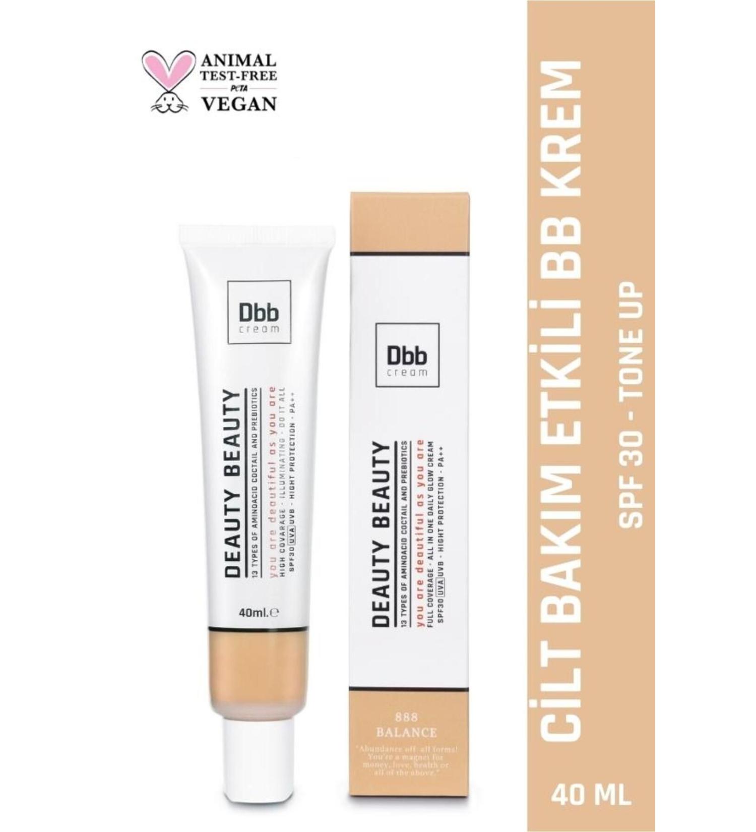 Dbb 888 (BALANCE) Full Coverage Skin Care Effective D Bb Cream 30 Spf All In One Daily Glow - Buy Online on GoSupps.com