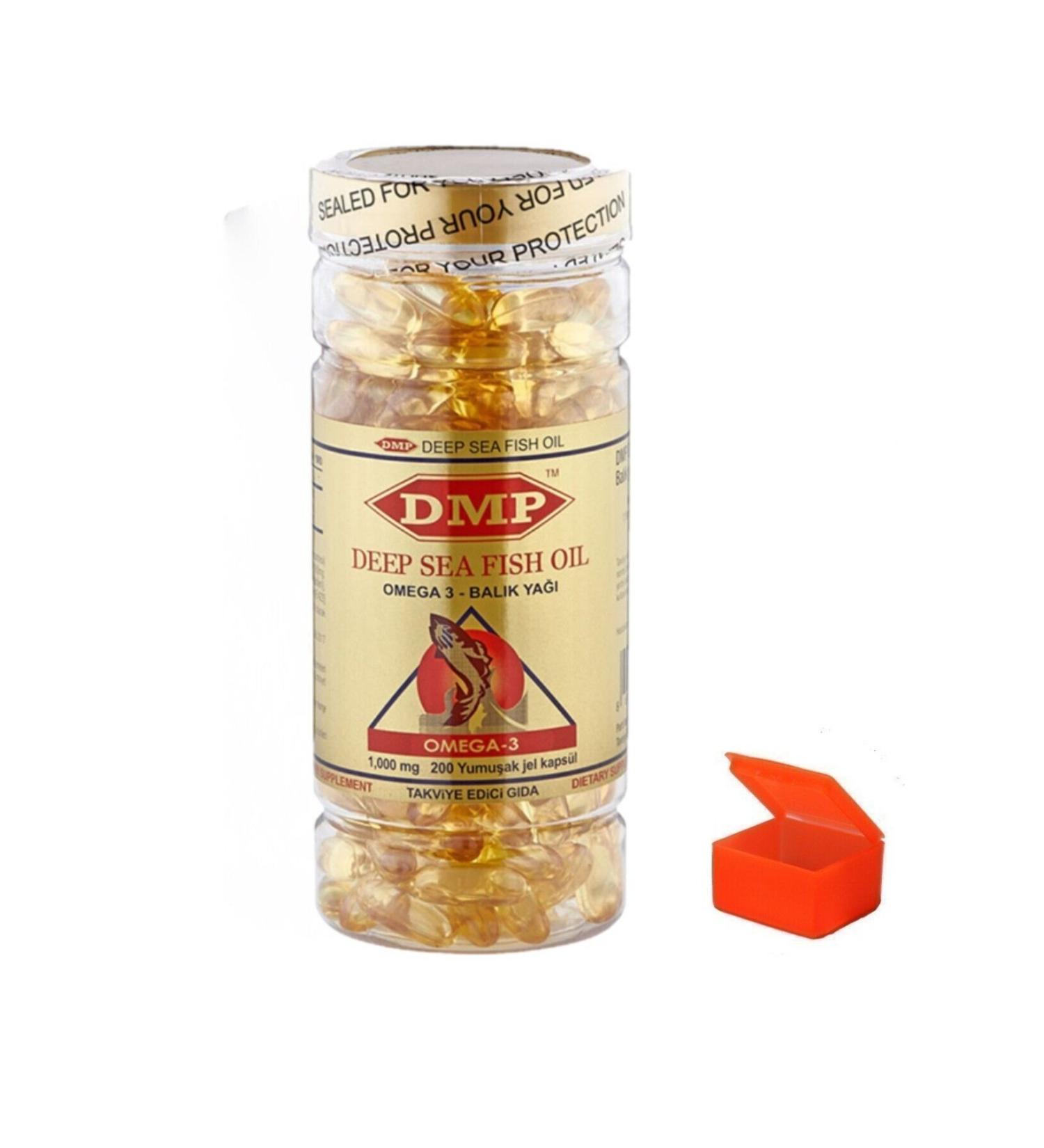 DMP Omega 3 Fish Oil 1000 Mg 200 Softgel - Buy Online on GoSupps.com