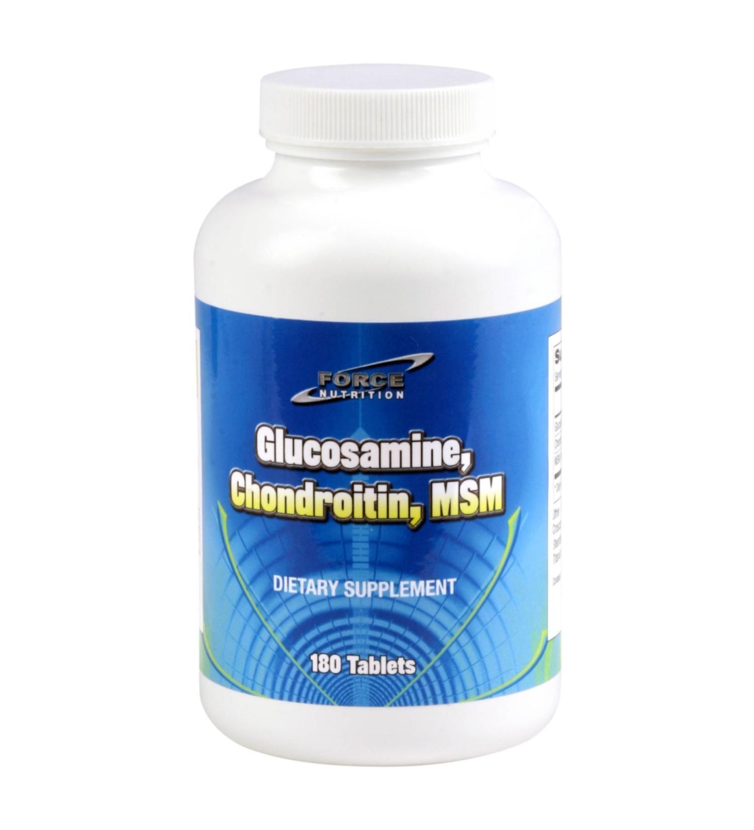 Force Nutrition Glucosamine Chondroitin & Msm 180 Tablets
