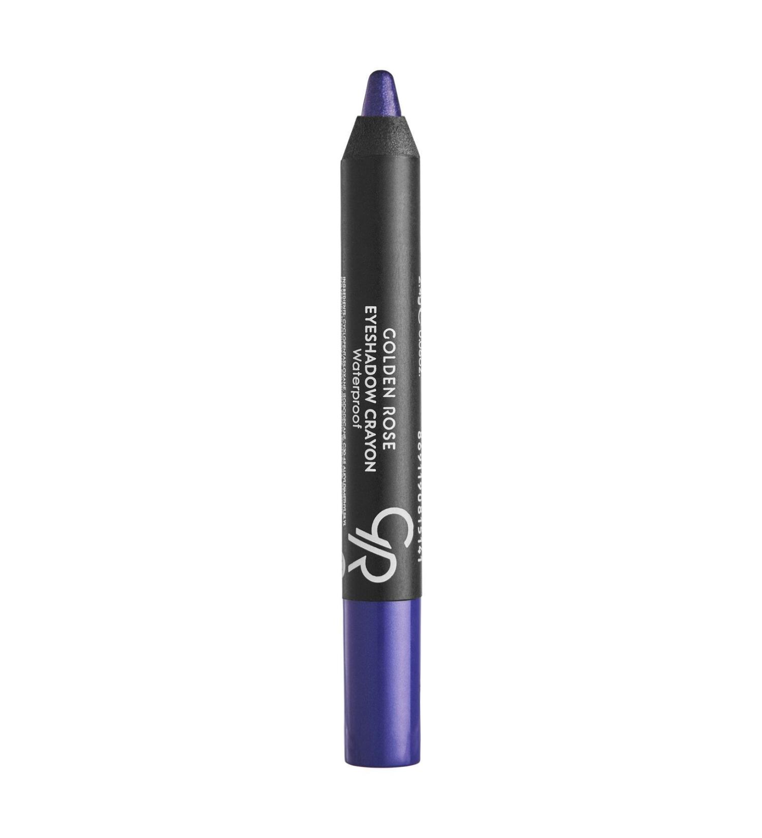 Golden Rose Eyeshadow Crayon Waterproof No: 07 Violet Blue - Waterproof Pencil Eyeshadow - 8691190815073 - Buy Online on GoSupps.com