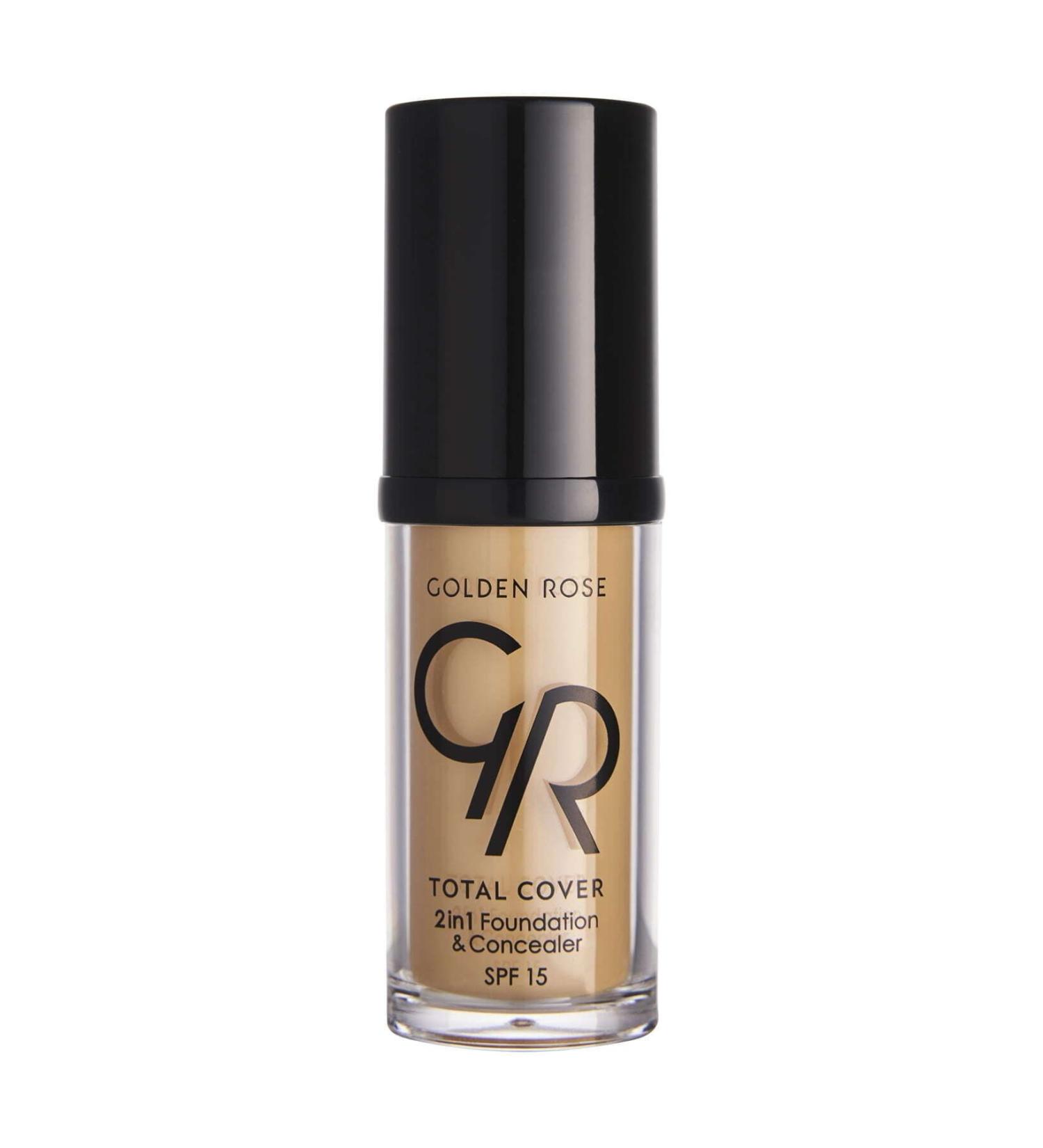 Golden Rose Total Cover 2in1 Foundation&concealer No: 23 Medium Yellow Beige - Foundation&concealer - 8691190963835 - Buy Online on GoSupps.com