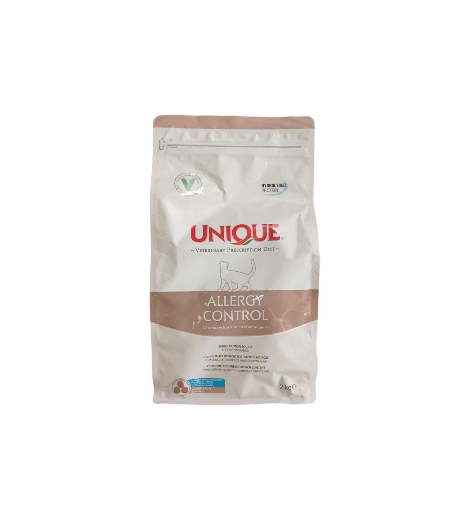 Unique Allergy Control Cat Food 2 Kg