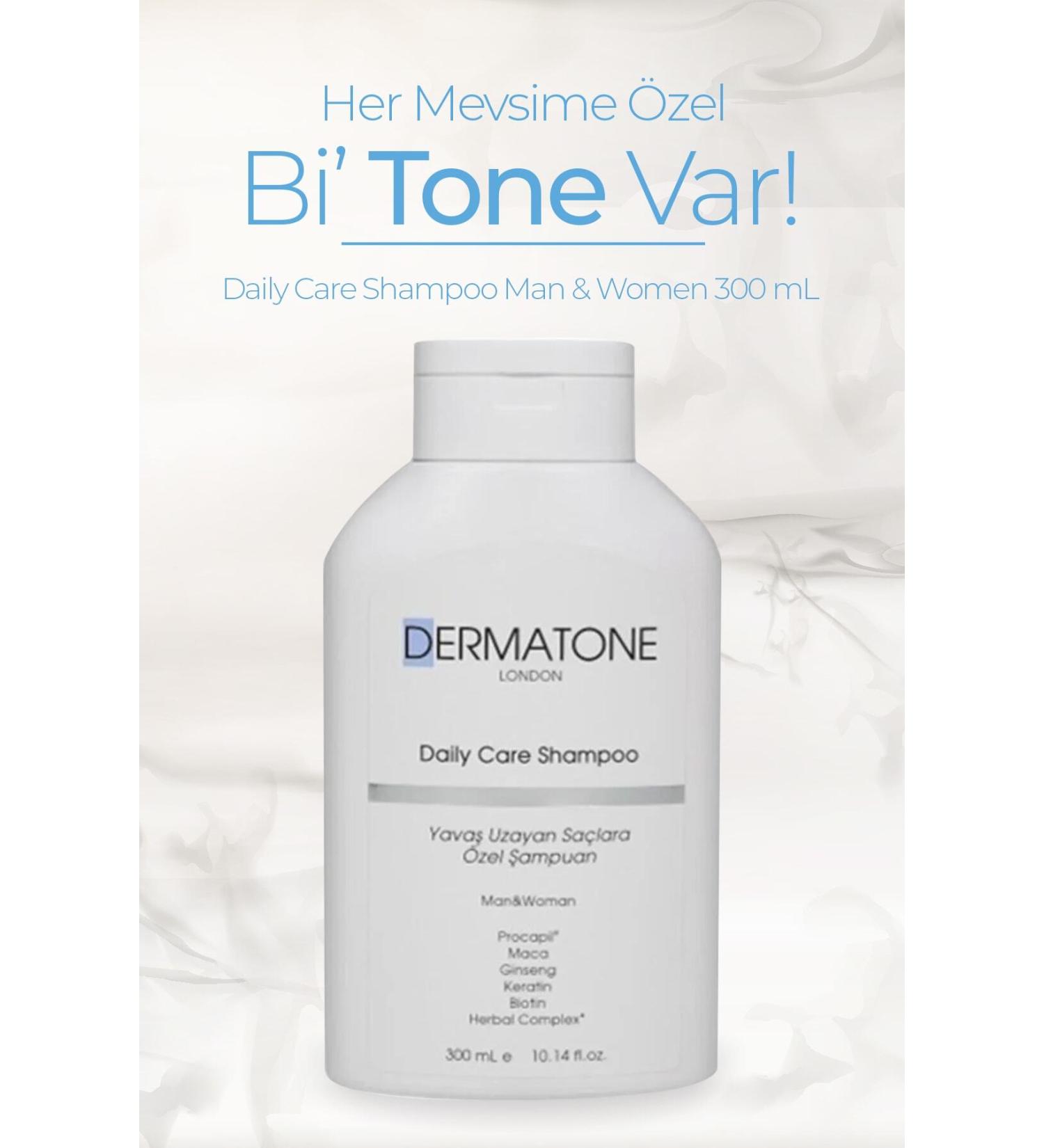 DERMATONE Daily Care Shampoo For Slow Growing Hair | Special Shampoo for Slow Growing Hair Peruvian Ginseng