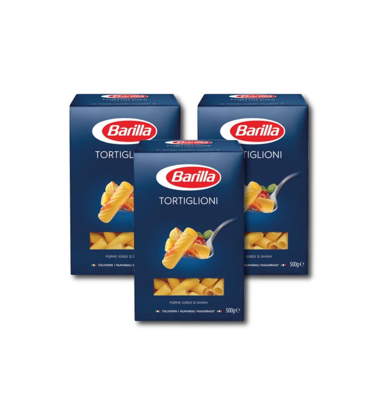 Barilla Tortiglioni (thick Cut) Pasta 500 GX 3 Pieces - Buy Online on GoSupps.com