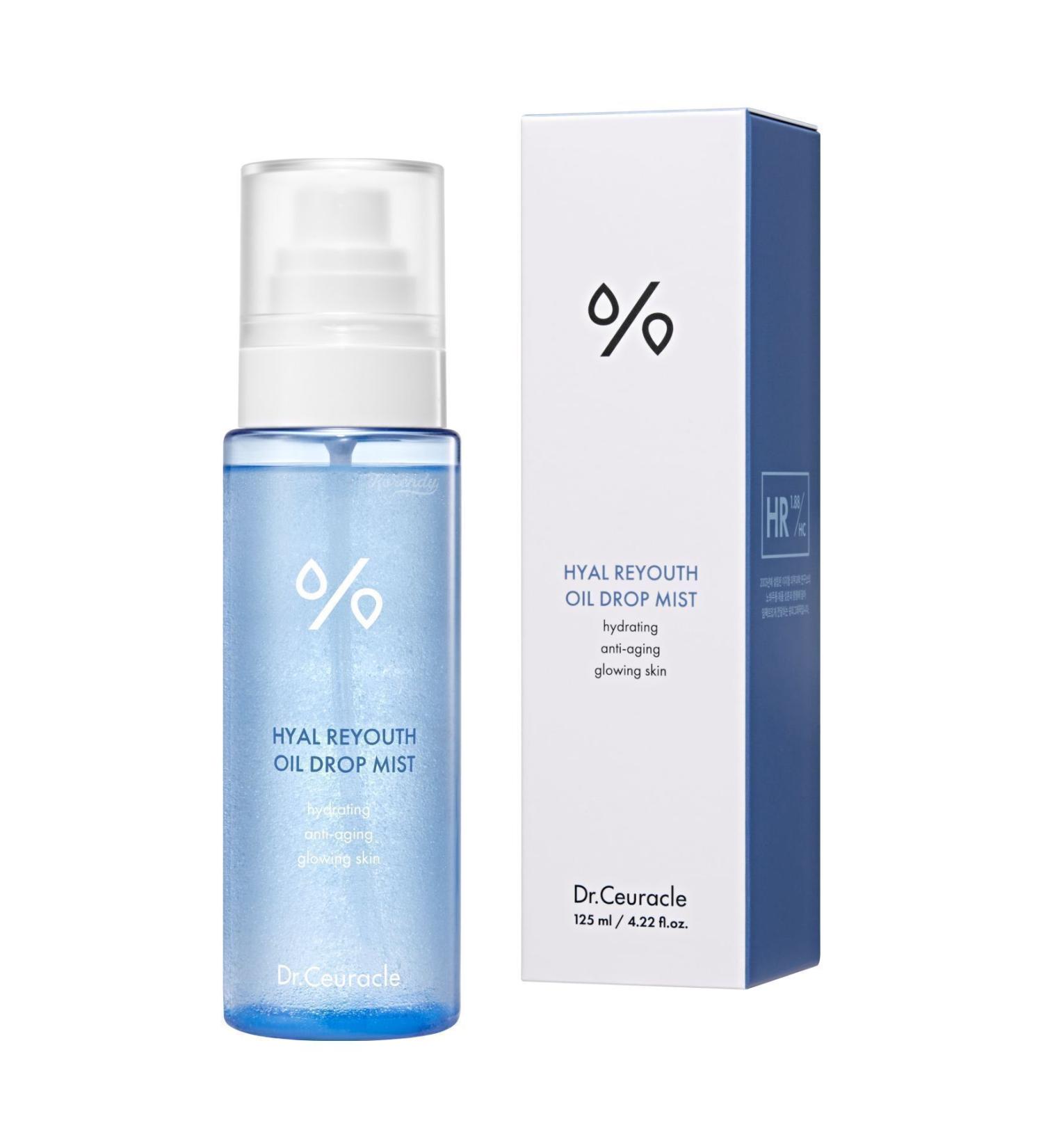 Dr.Ceuracle Hyal Reyouth Oil Drop Mist (KORENDY) Hyaluronic Acid Moisture Hydration Boosting Oil Serum Mist 125ml - Buy Online on GoSupps.com