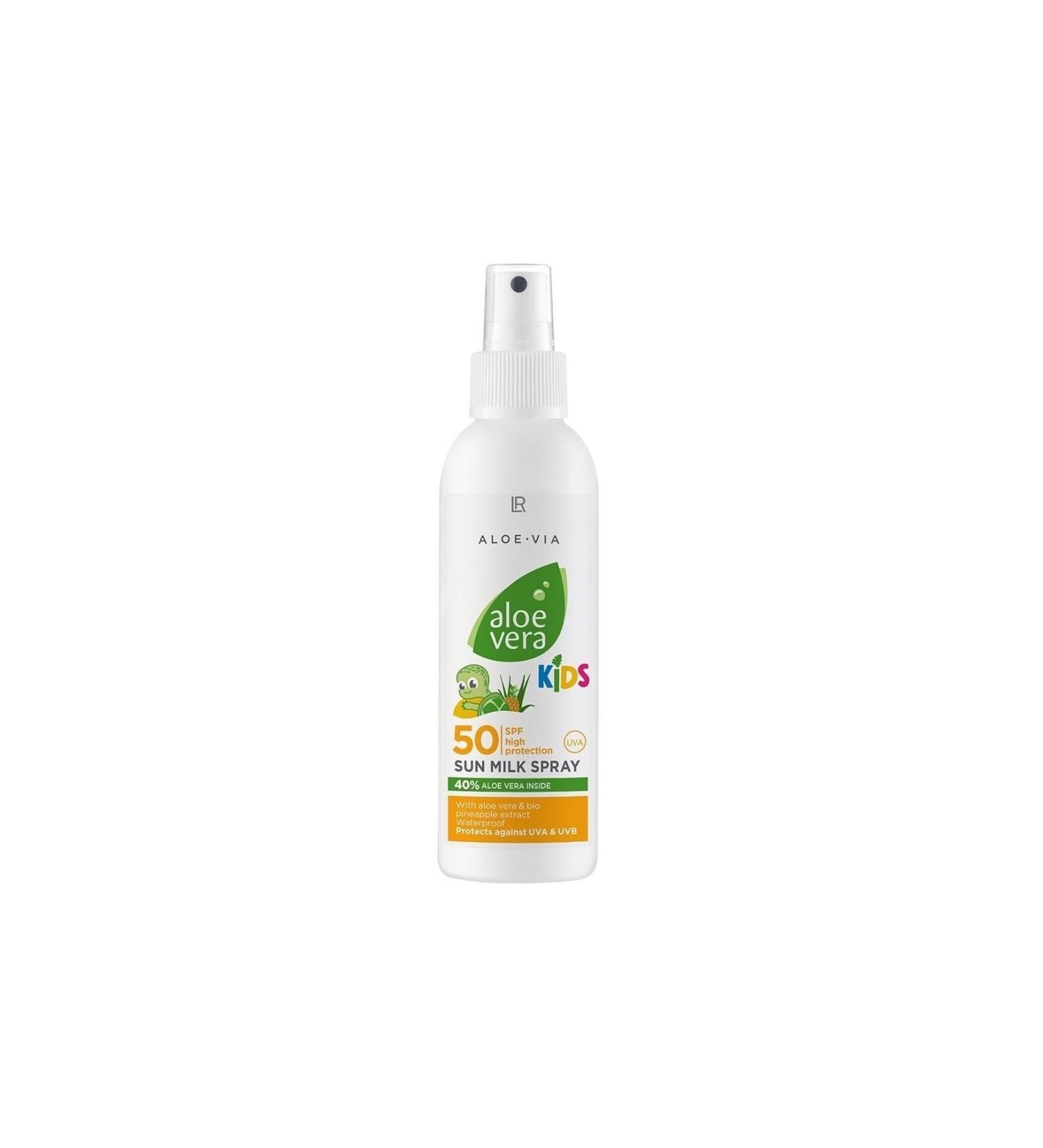 LR Aloe Vera Sun Milk Spray for Children Spf 50 150ml
