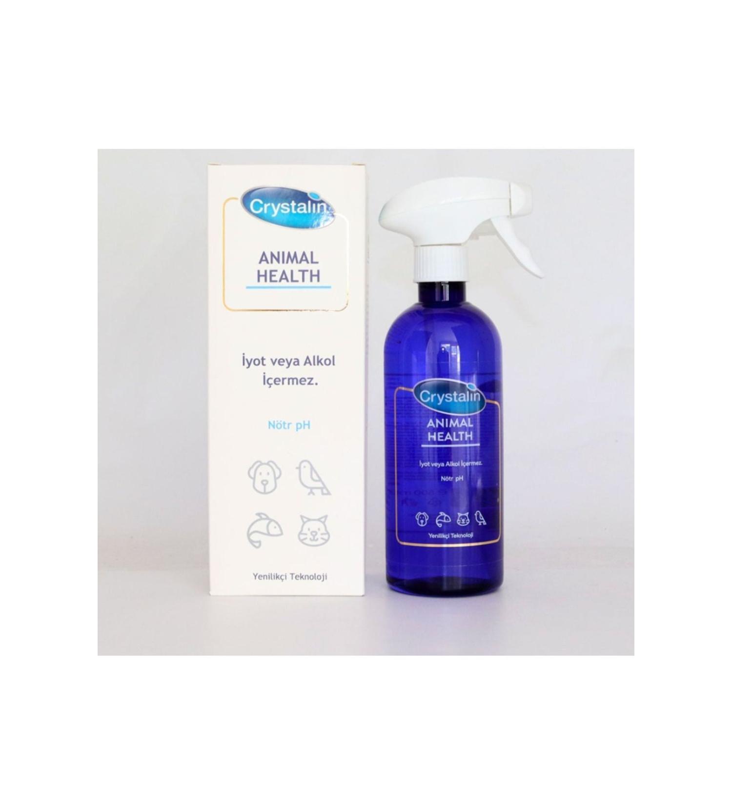 Crystalin 500 ml Eye Ear Mouth Care Cleaning Solution Animal Health Drops - Buy Online on GoSupps.com
