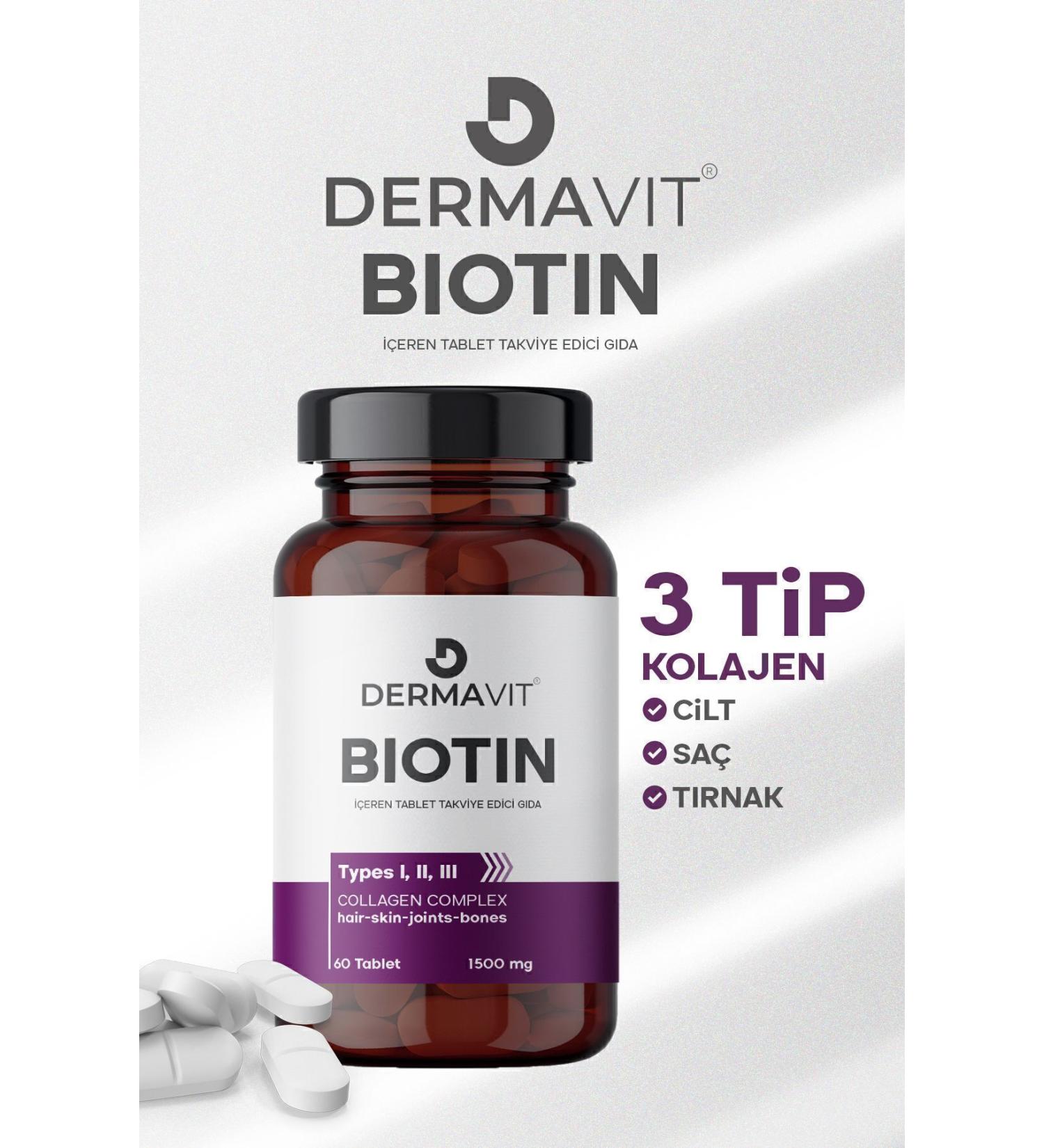 Biotin 5000 mg 60 tablets for strong hair and nails - Buy Online on GoSupps.com