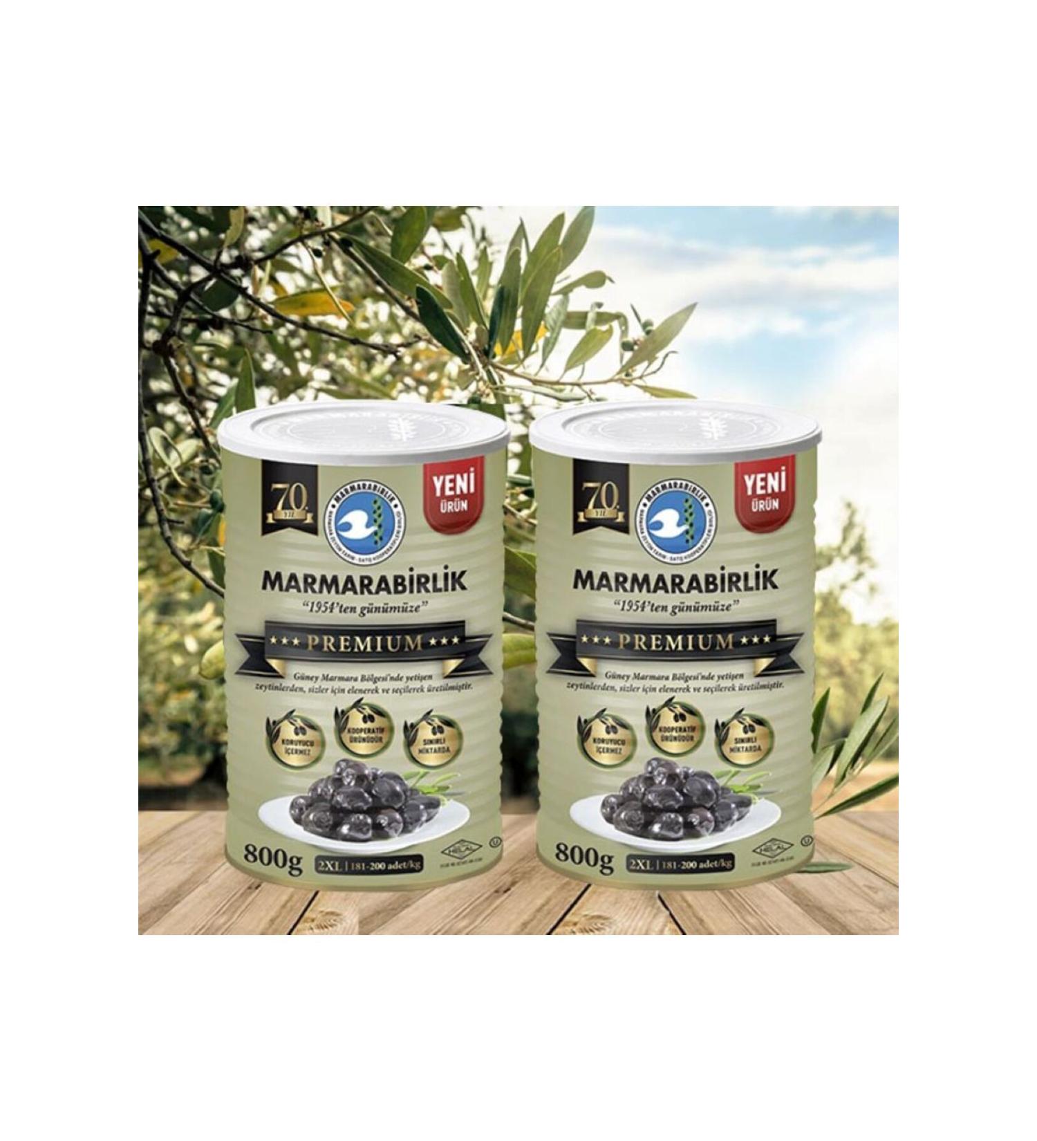 Marmarabirlik Marmara Birlik Premium Olive 2XL 800 gr (2 Pieces)