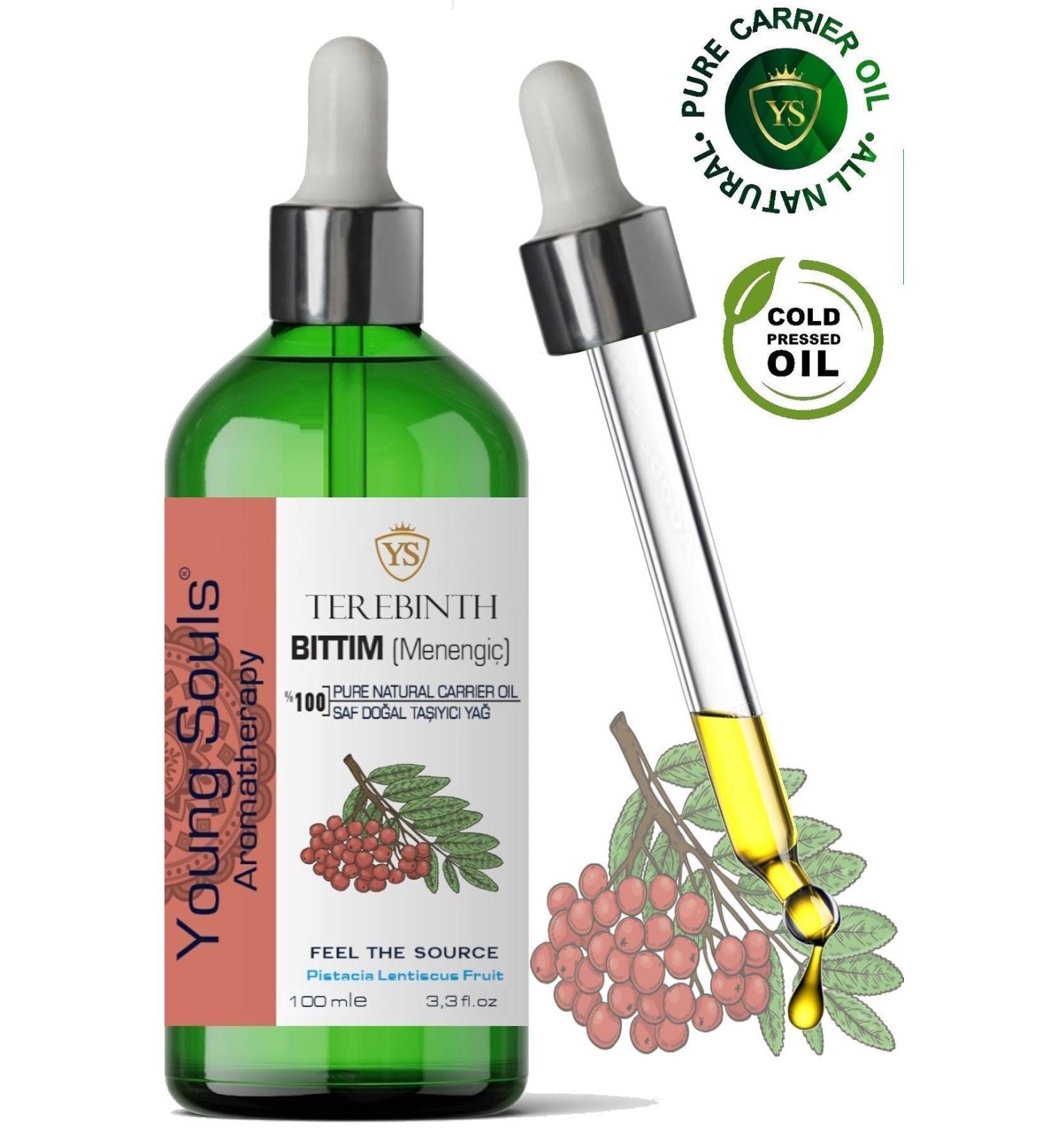 YOUNG SOULS Terebinth Carrier Oil ( Cold Pressed ) B tt m Menengi Herbal Carrier Oil ( Cold Pressed ) 100 ml