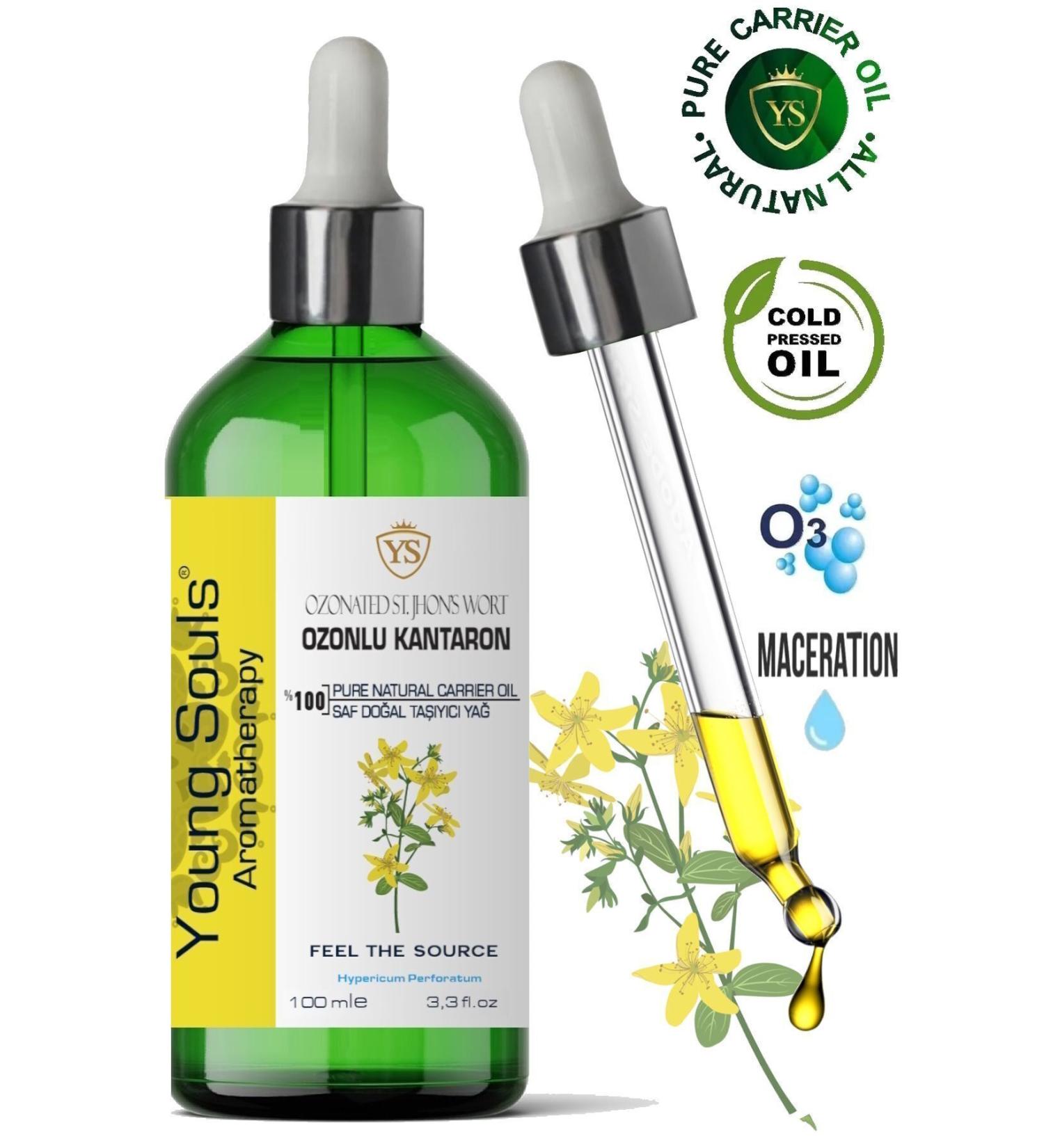 YOUNG SOULS Ozonated St. John Wort Carrier Oil (Maceration) Ozonated St. John's Wort (Maceration) 100 Ml - Buy Online on GoSupps.com