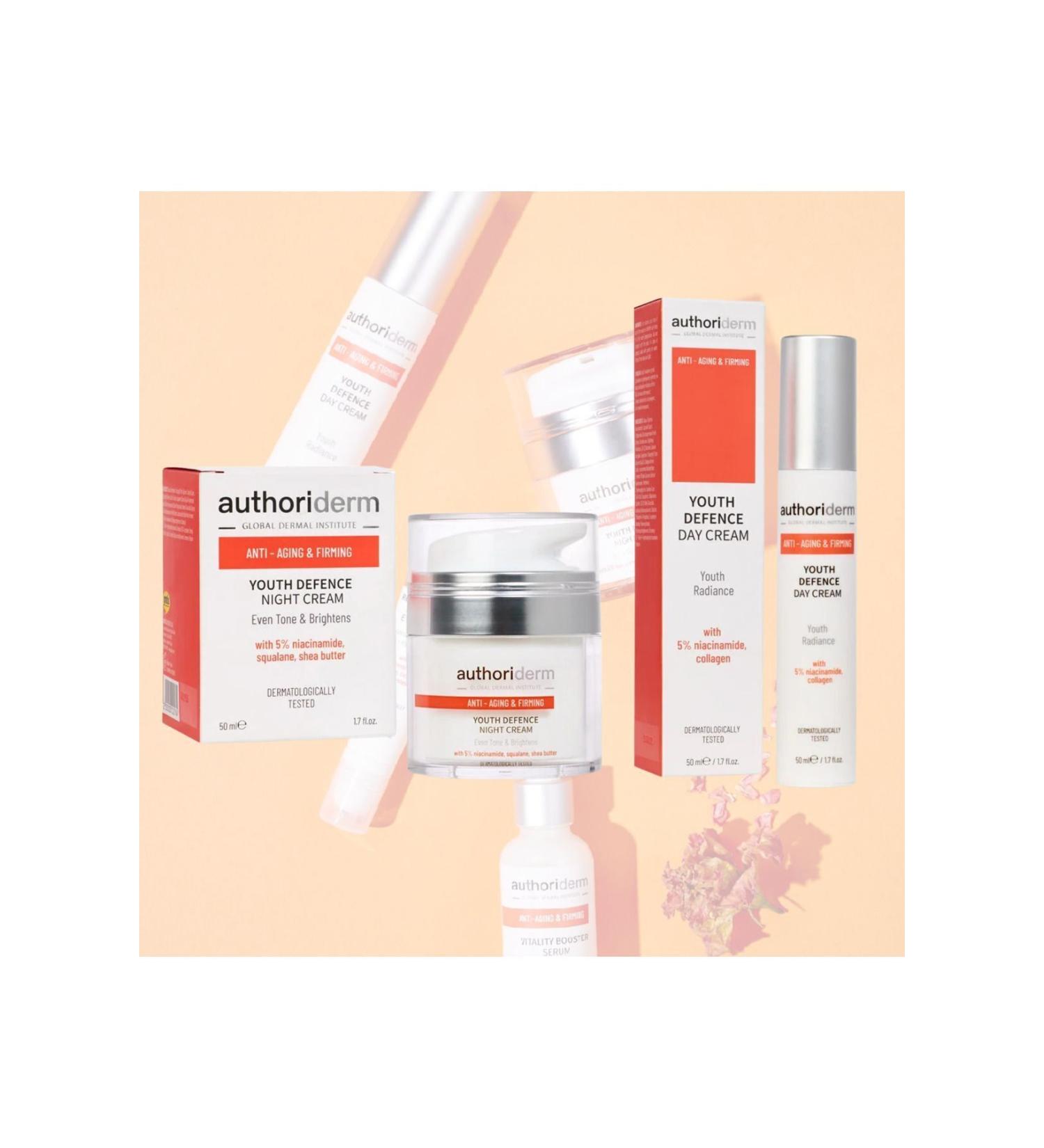 Authoriderm Anti-Aging Day - Night Cream 50 ml 2 Piece Set - Buy Online on GoSupps.com