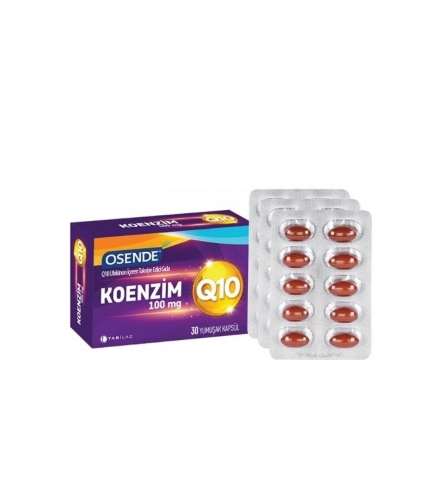 Osende Coenzyme 100mg Q10 30 Softgels