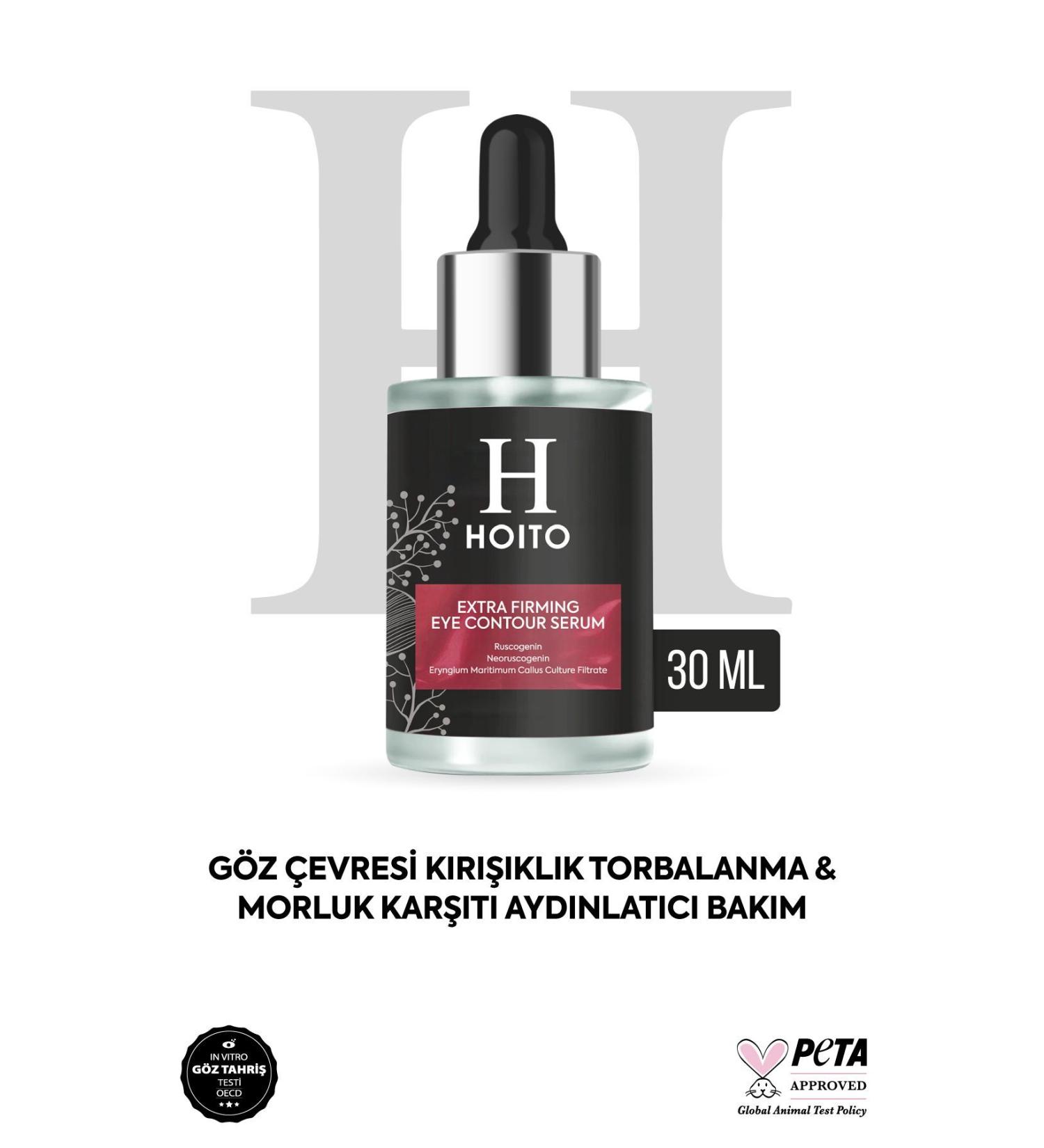 Hoito Extra Firming Eye Contour Serum 30ml - Anti-Under Eye Dark Circles Wrinkles Anti-Bagging Brightening Care - Buy Online on GoSupps.com