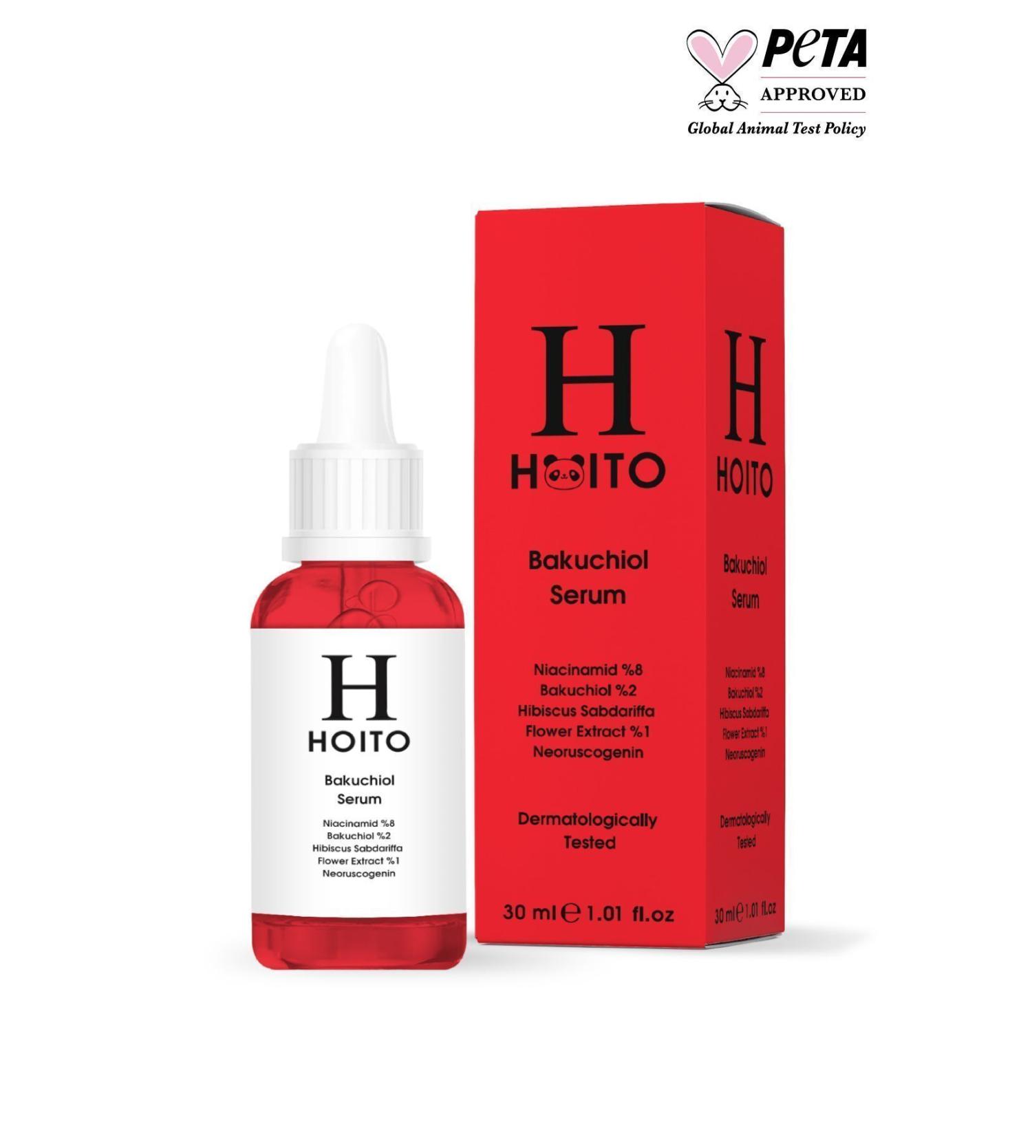 Hoito Bakuchiol Serum 30ml - Retinol Alternative Skin Care Serum Against Aging Effects - Buy Online on GoSupps.com