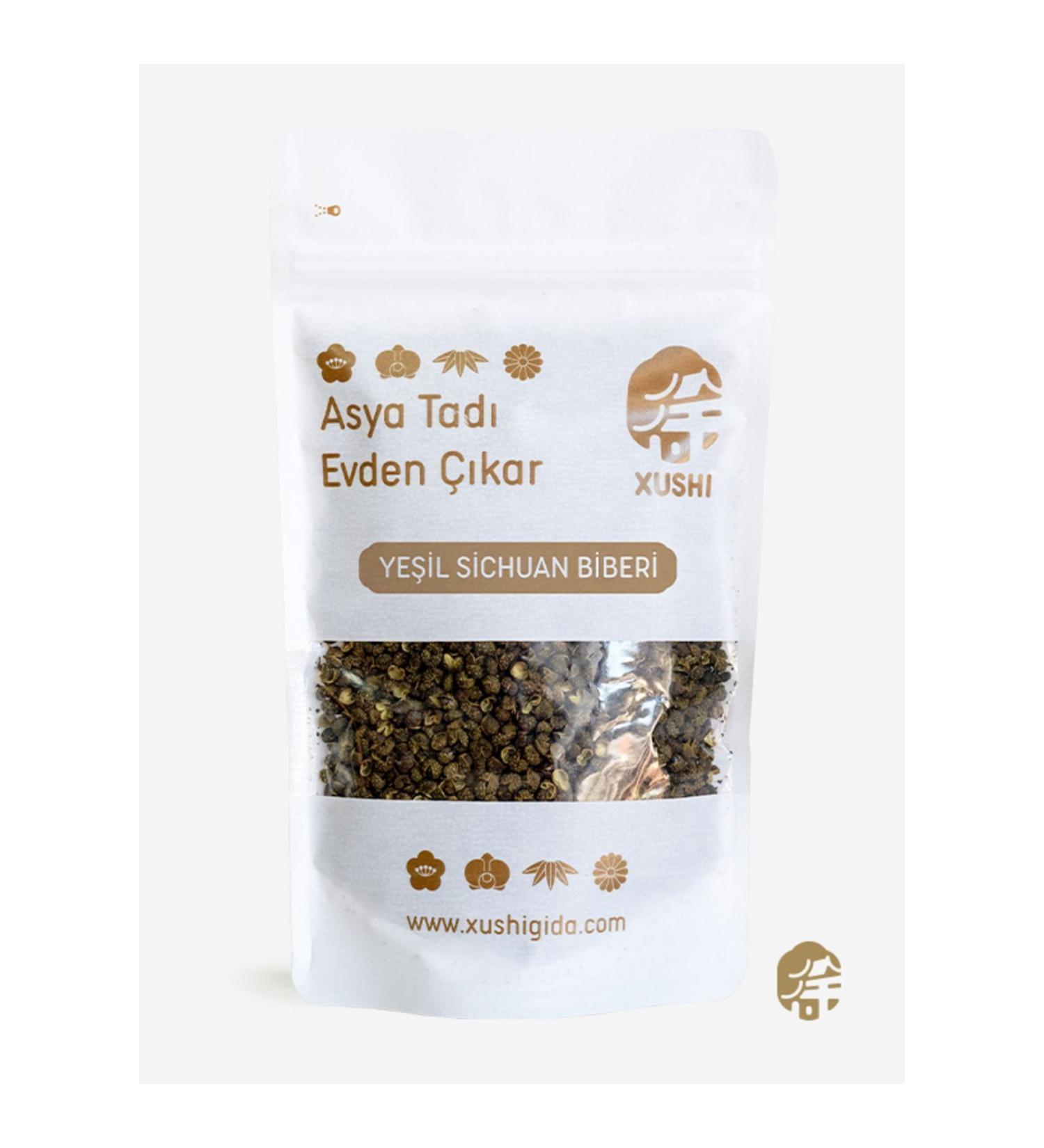 XUSHI GIDA Zanthoxylum (GREEN PEPPERCORN ZANTHOXYLUM) - 100g - Buy Online on GoSupps.com