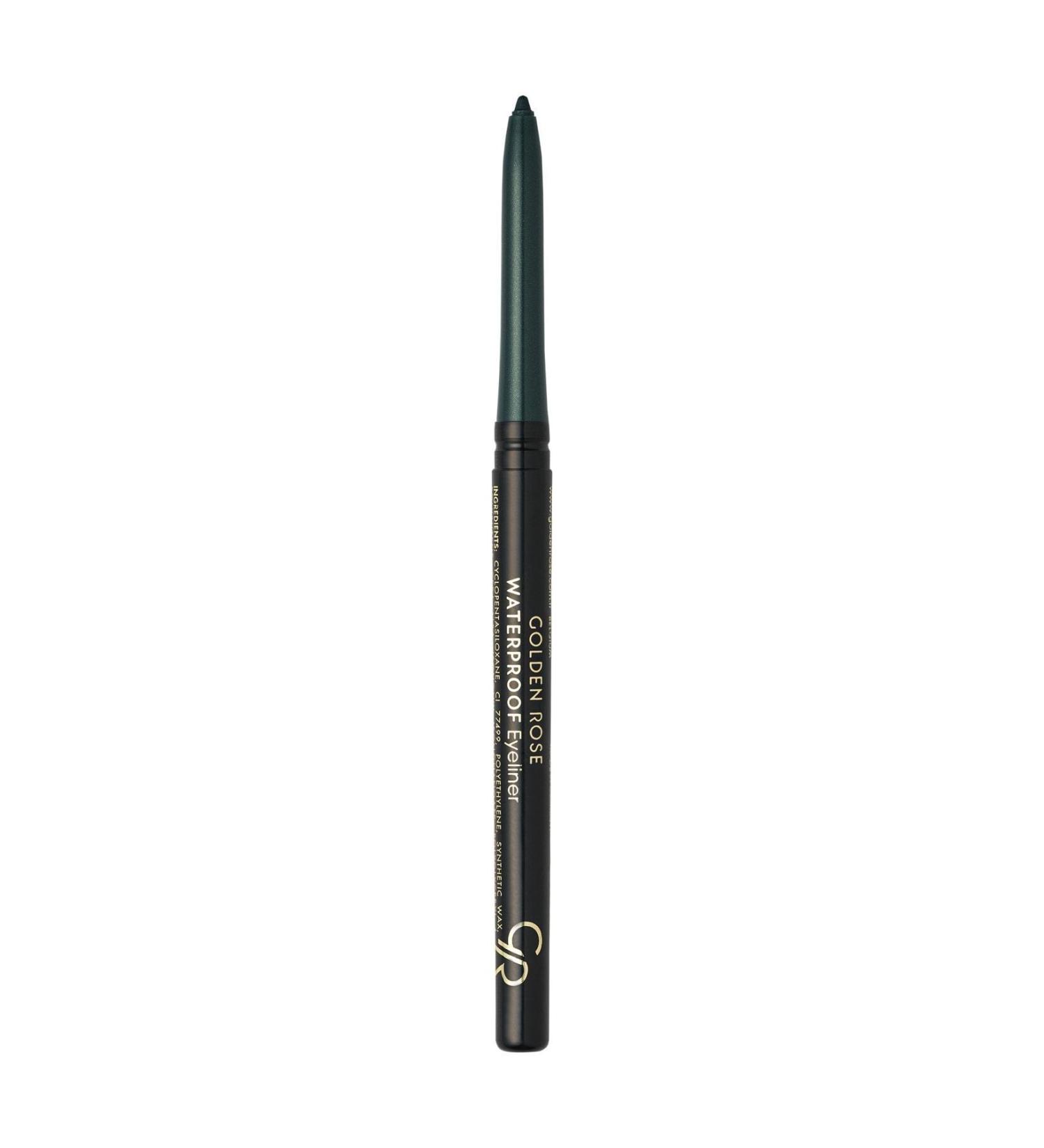 Golden Rose Waterproof Automatic Eyeliner No: 04 Forest Green - Lift Eye Pencil - 8691190990046 - Buy Online on GoSupps.com