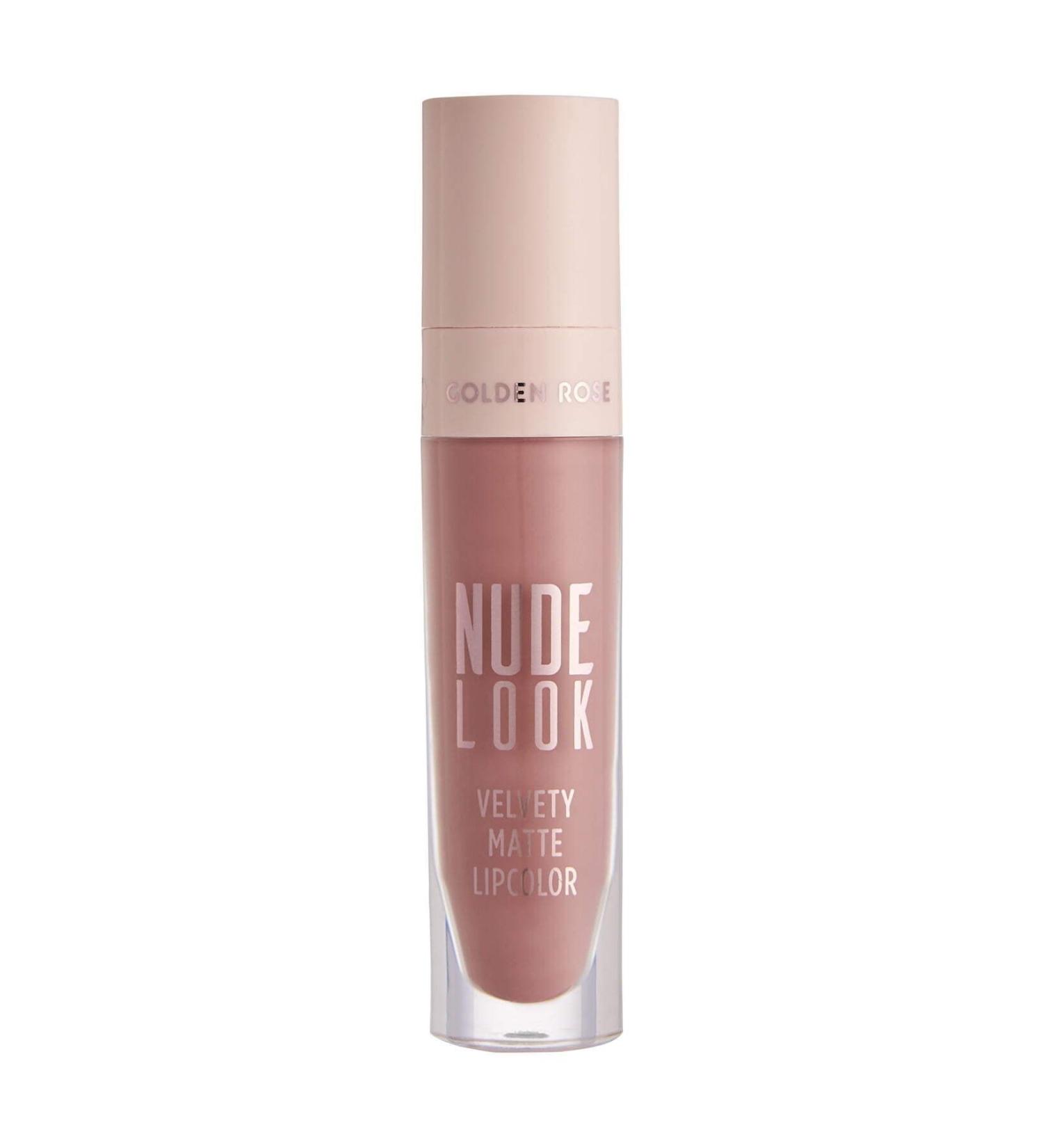 Golden Rose Nude Look Velvety Matte Lipcolor No: 03 Rosy Nude - Liquid Matte Lipstick - 8691190967468 - Buy Online on GoSupps.com
