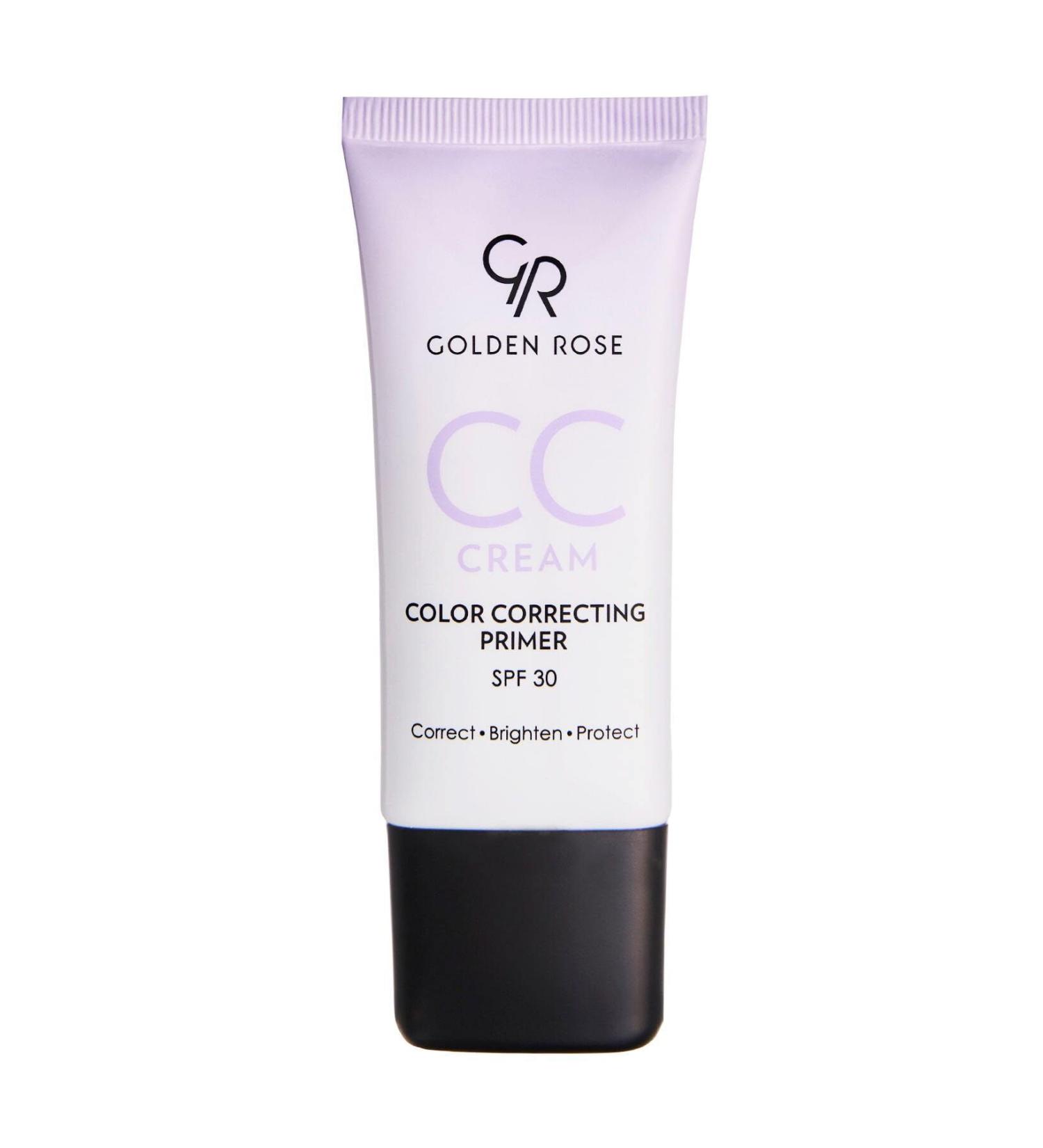Golden Rose Cc Cream Color Correcting Primer No: 01 Violet - Skin Color Balancing Cc Cream - 8691190121389 - Buy Online on GoSupps.com