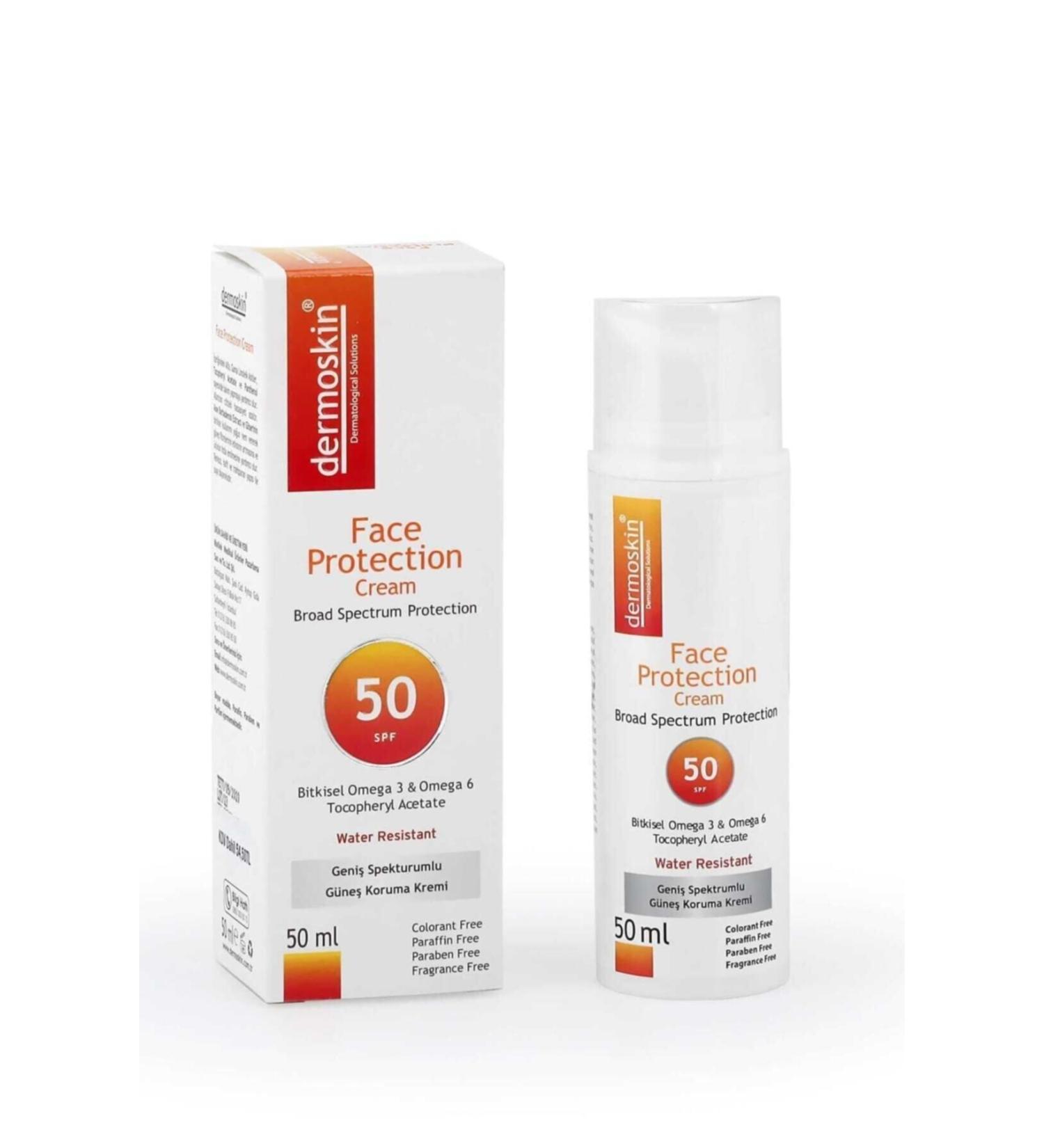Dermoskin SUN CREAM SPF+50 PROTECTS SKIN FROM SUN RAYS ALL DAY LONG 50 ML DEMB.410