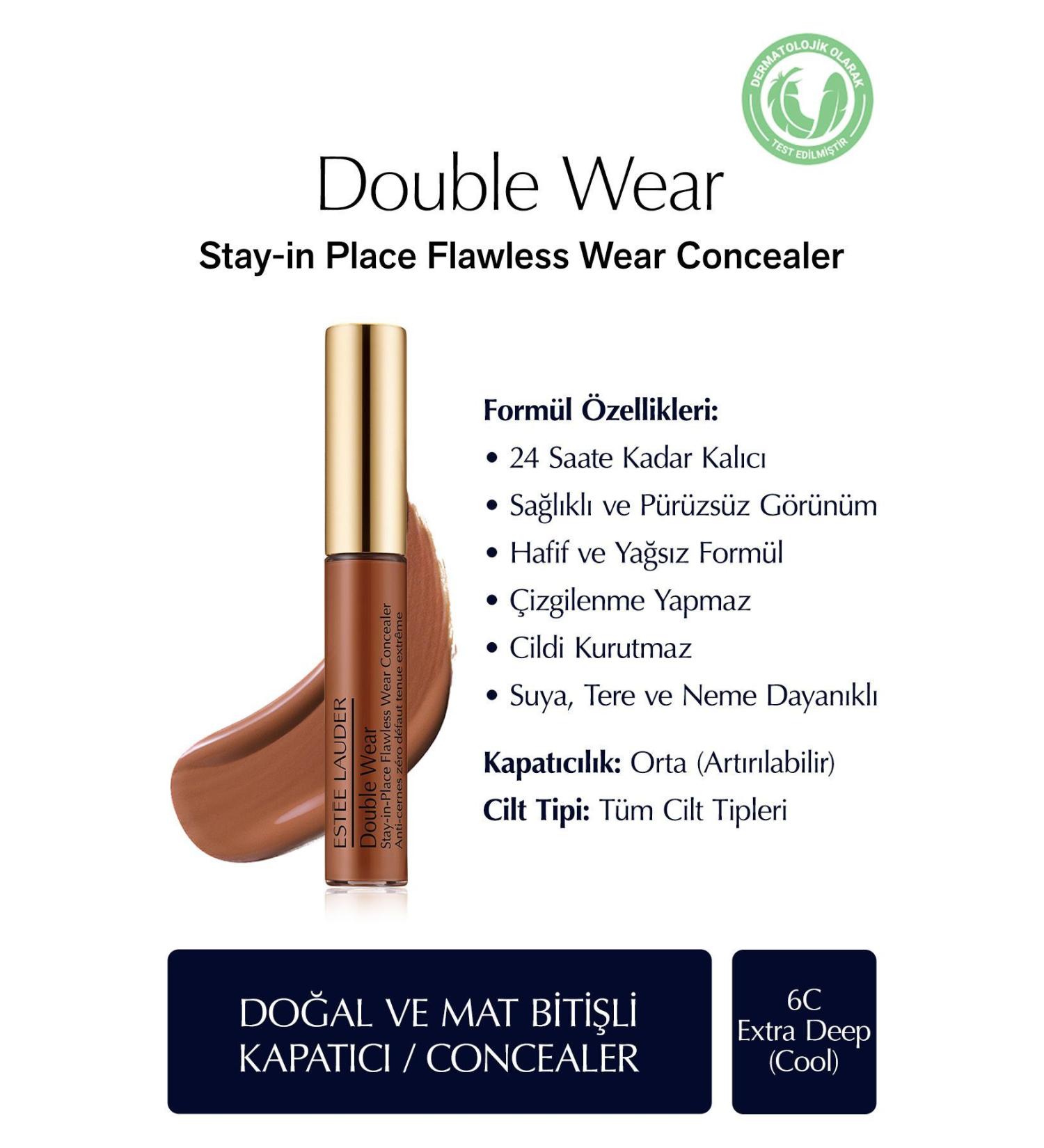 Estee Lauder Moisturizing and Smoothing Concealer - 6C 7ml