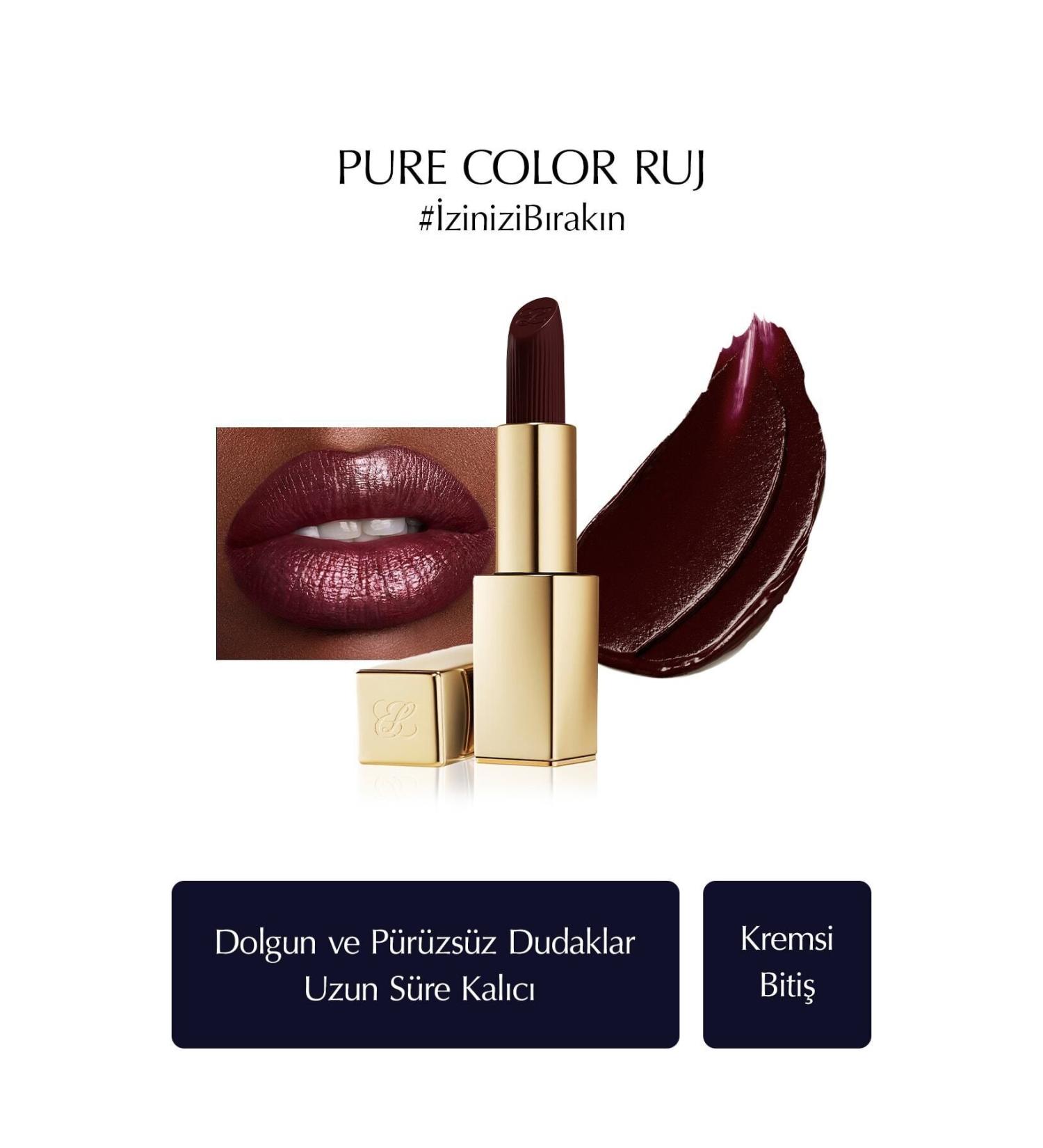 Estee Lauder CREAMY LIPSTICK THAT GIVES SHINY TO THE LIPS -3.5GR - 685 MIDNIGHT KISS PASSI.227