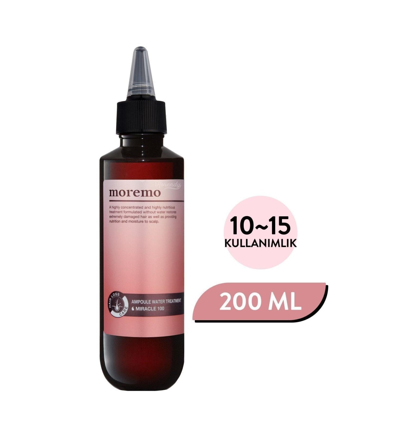 Moremo Ampoule Water Treatment Miracle 100 (KORENDY) Hair and Scalp Repair Concentrate Ampoule 200ml - Buy Online on GoSupps.com