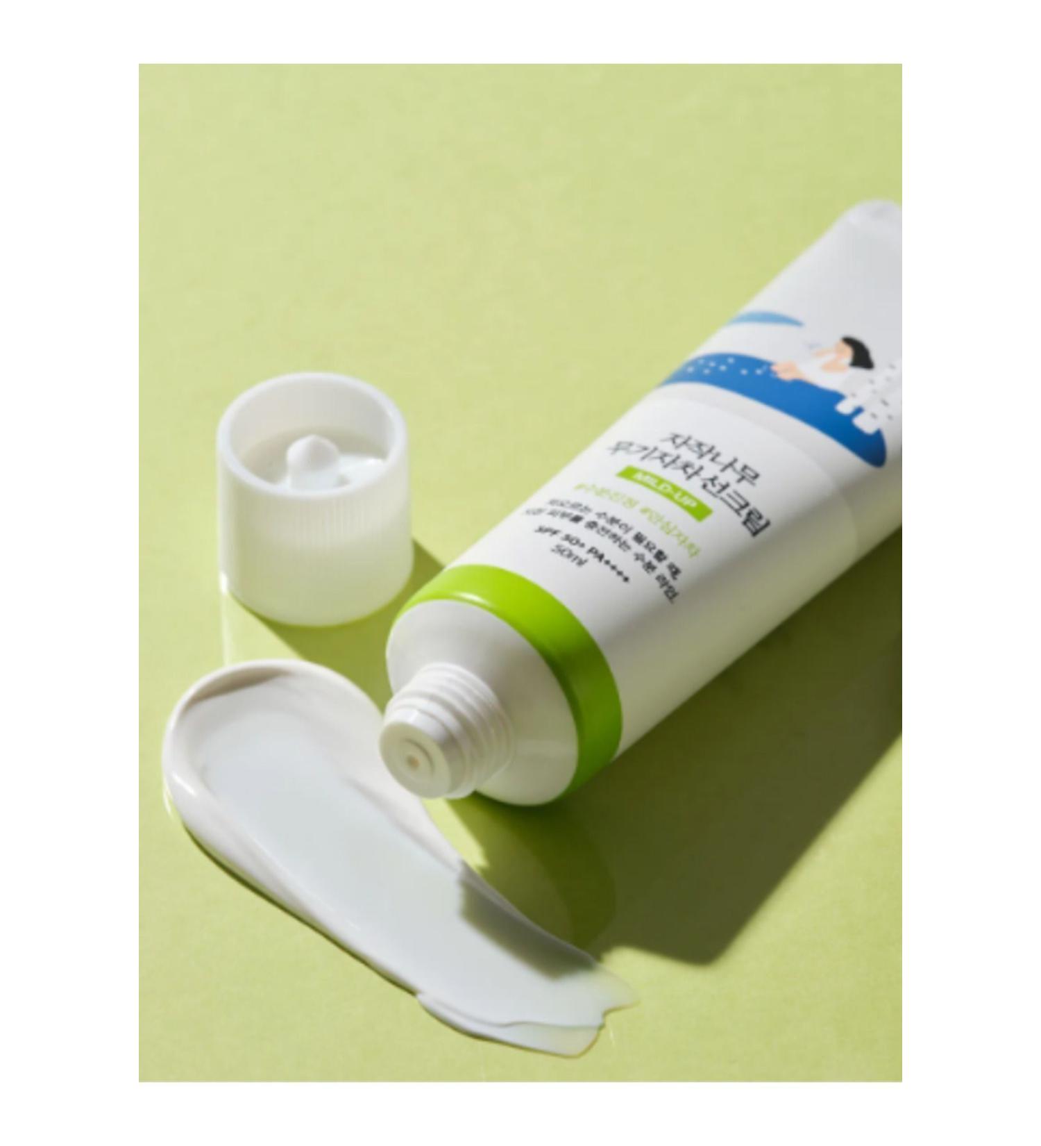 Round Lab Mild-up Sunscreen (KORENDY) Skin Tone Equalizing and Moisturizing Mineral Sunscreen 50 ml