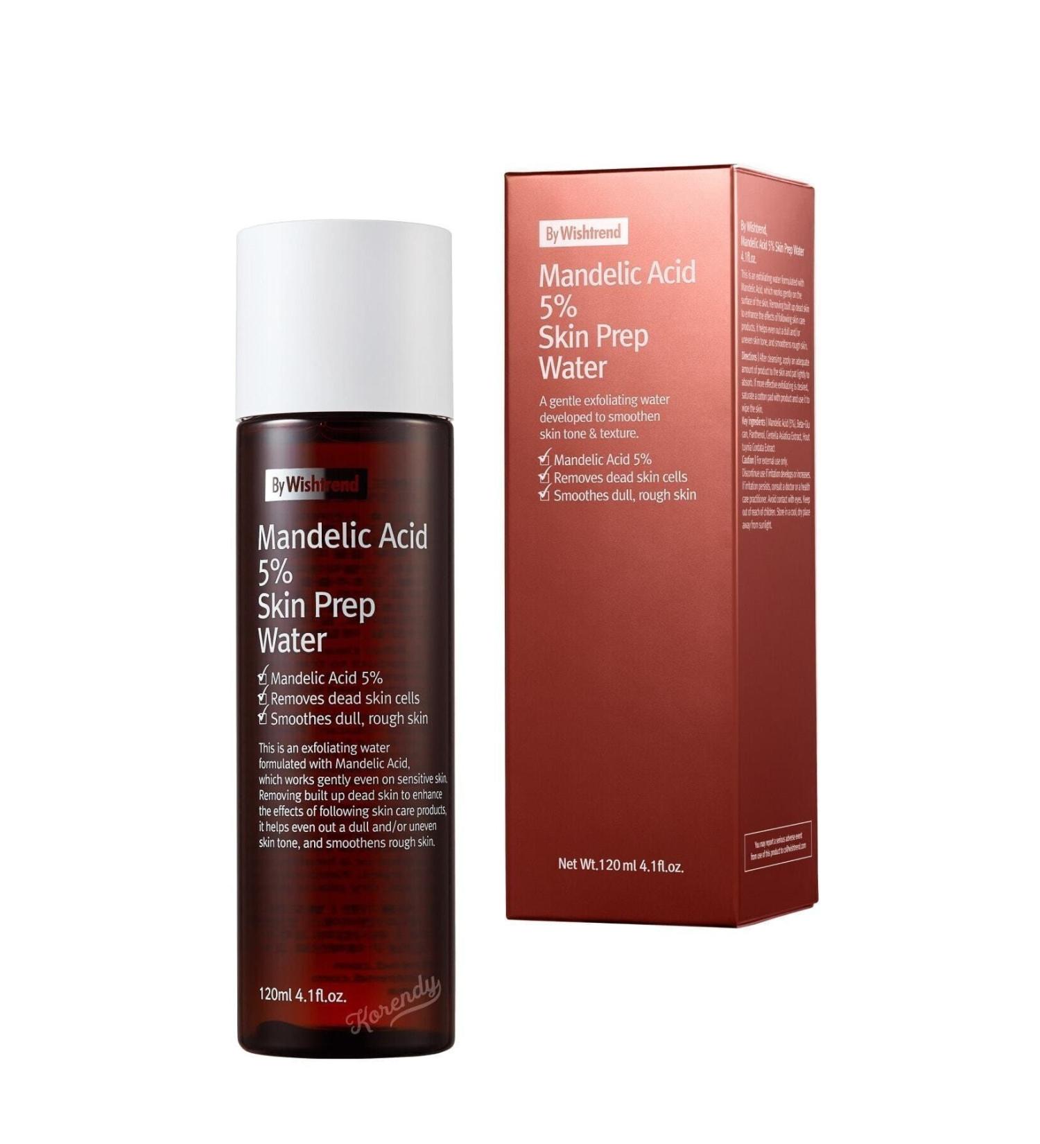 By Wishtrend %5 Mandelic Acid (KORENDY) Mandelic Acid Ph 4.5 Almond Peeling Peel 120ml - Buy Online on GoSupps.com