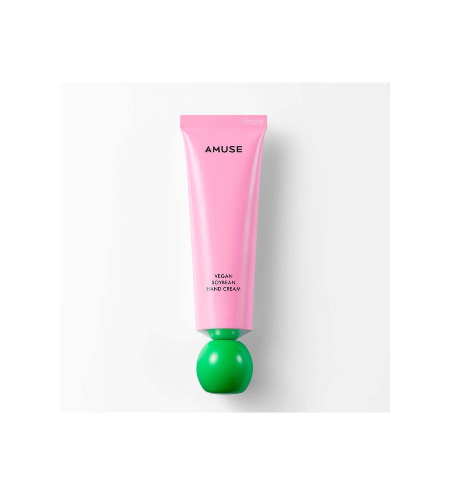 Amuse Vegan Soybean Hand Cream (KORENDY) Anti-Aging With Soy Ceramides and Collagen 50ml #01 (FRAGRANCE-FREE)