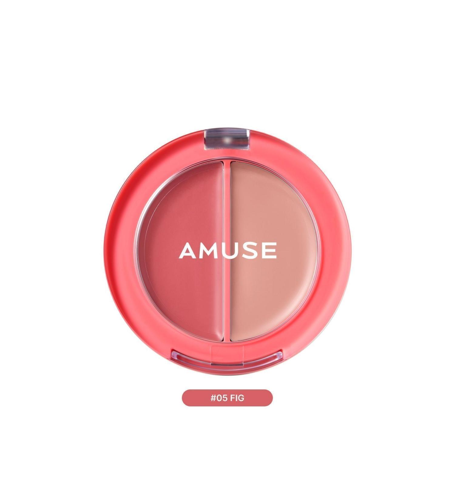 Amuse Lip & Cheek Healthy Balm (KORENDY) Lively Bright Looking Lip Cheek Balm 3gr #05 Fig Balm