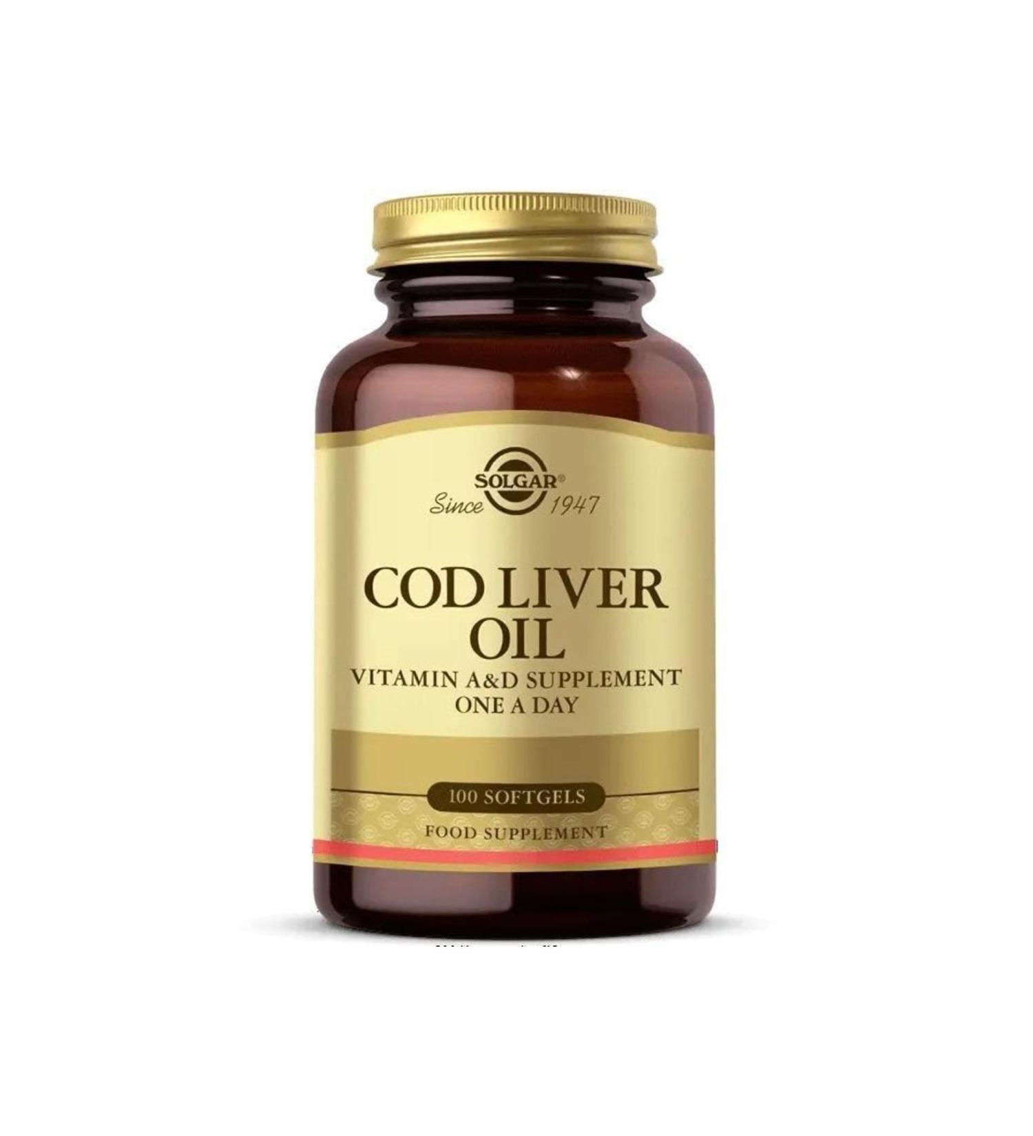 Solgar Cod Liver Oil 100 Softgel