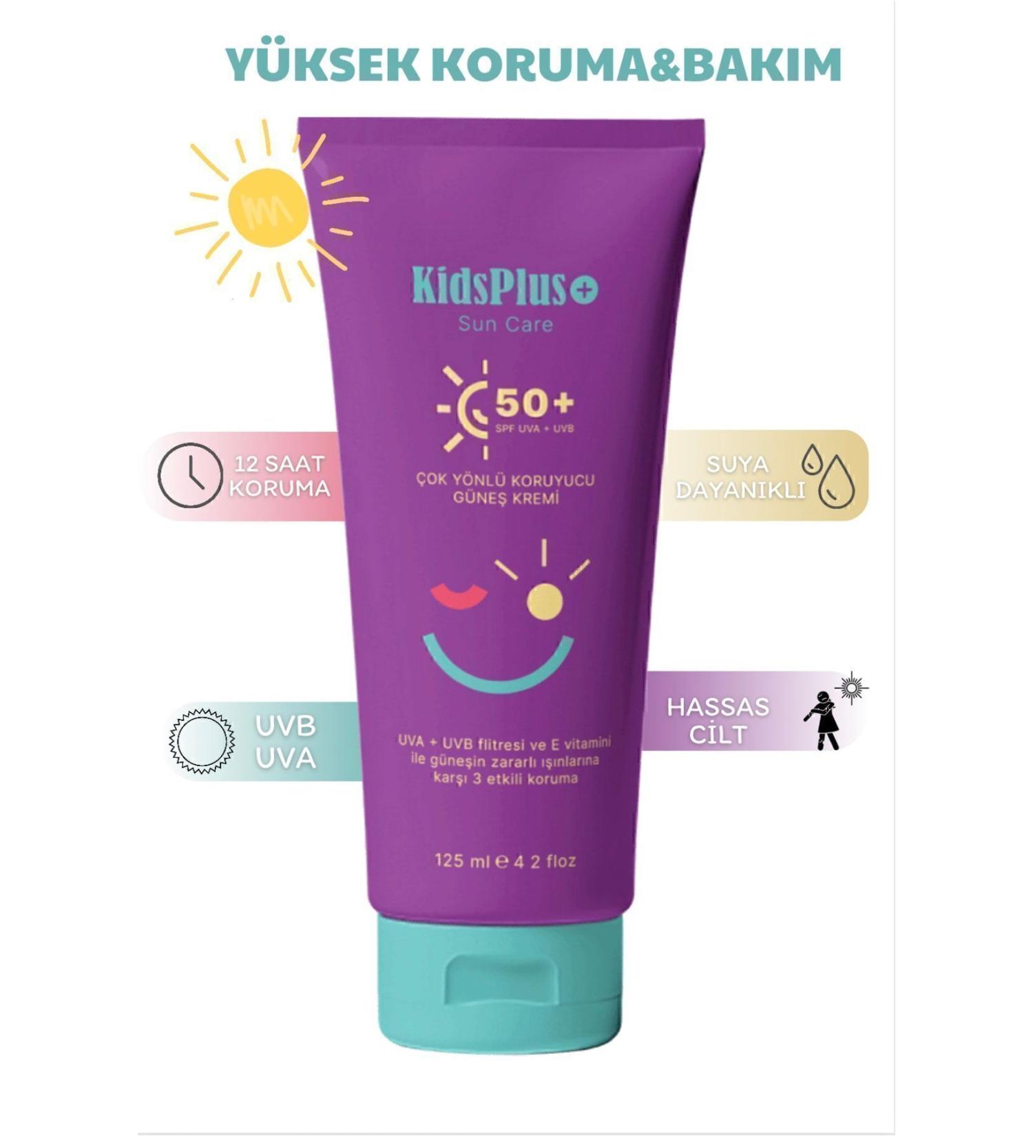 kidsplus Spf50 Sun Care Cream Baby Child Sun Cream 125 ml - Buy Online on GoSupps.com