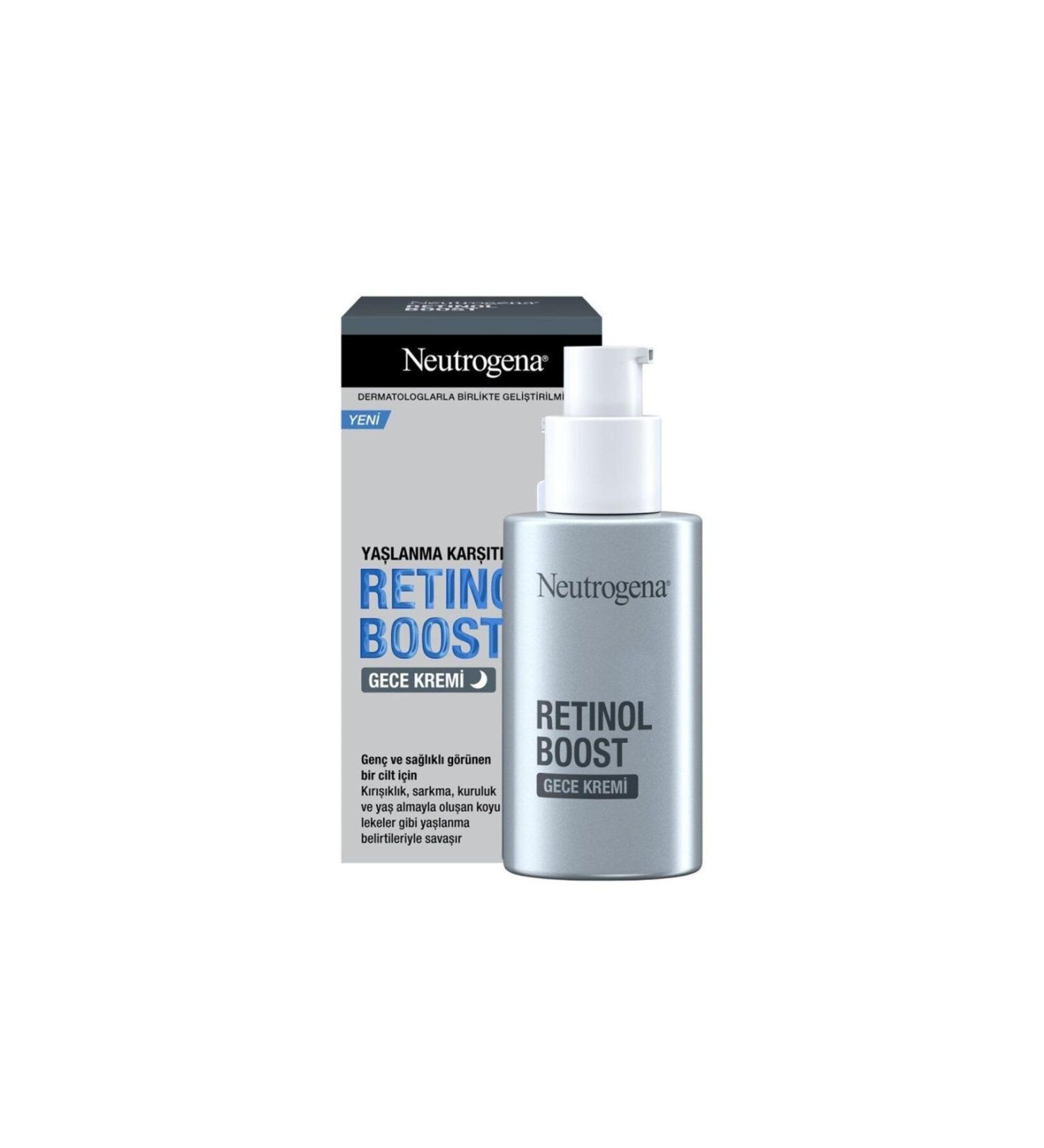 Neutrogena Retinol Boost Night Cream Anti Aging - Buy Online on GoSupps.com