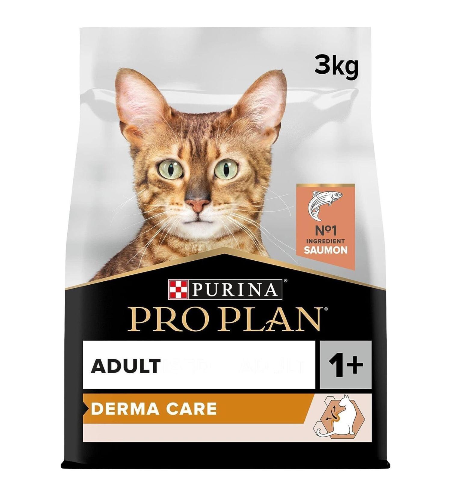 Purina Proplan Derma Plus Elegant Salmon Adult Psekm 3kg - Buy Online on GoSupps.com