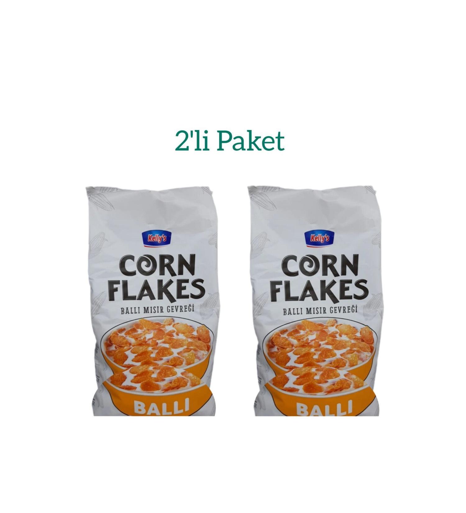 Kelly'S Honey Corn Flakes Corn Flakes (500gr *2) 1 Kg