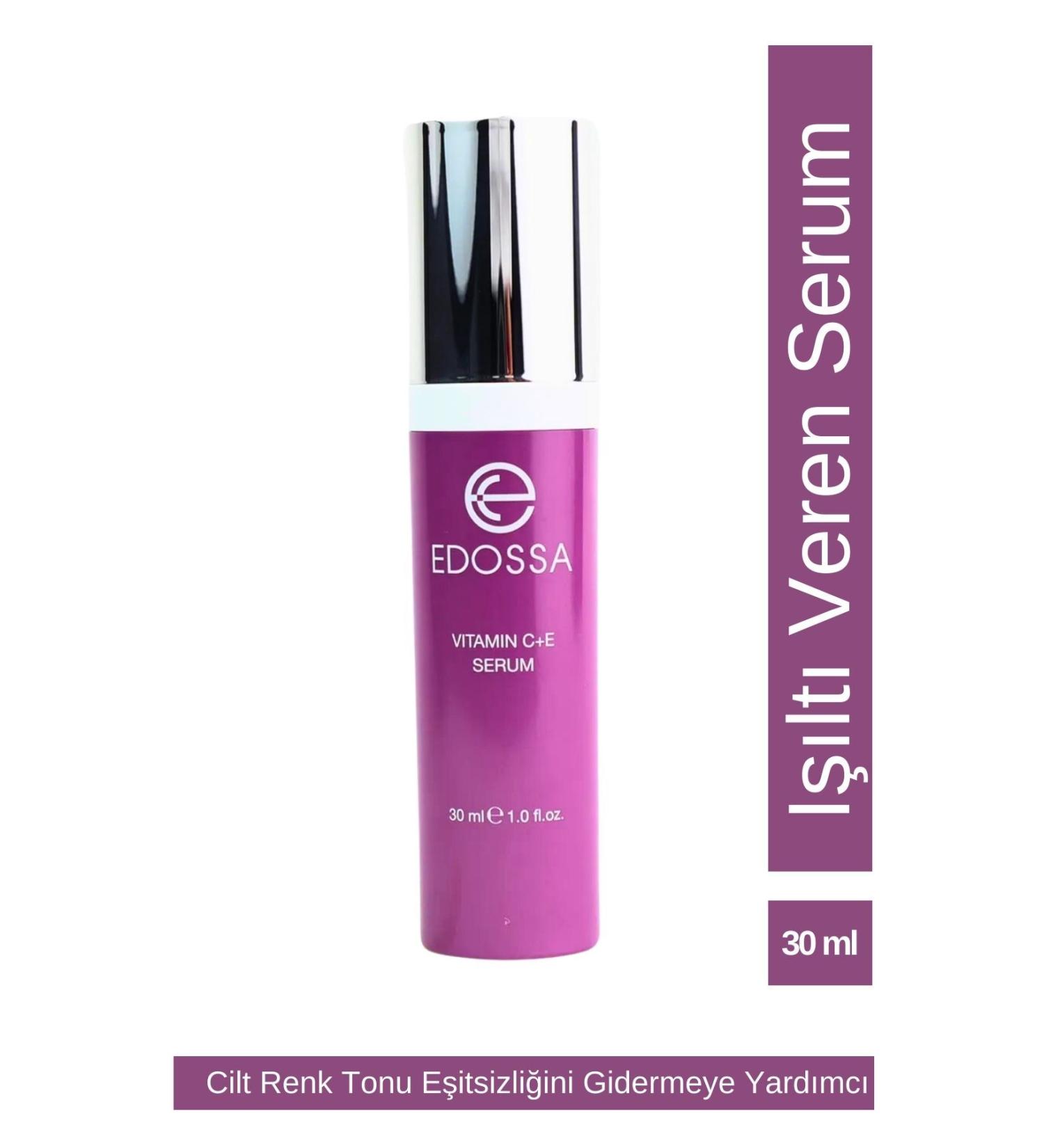 EDOSSA COSMETIC Vitamin CE Serum Brightening Brightening Tone Equalizing Vitamin C and E Skin Care Serum 30 ml