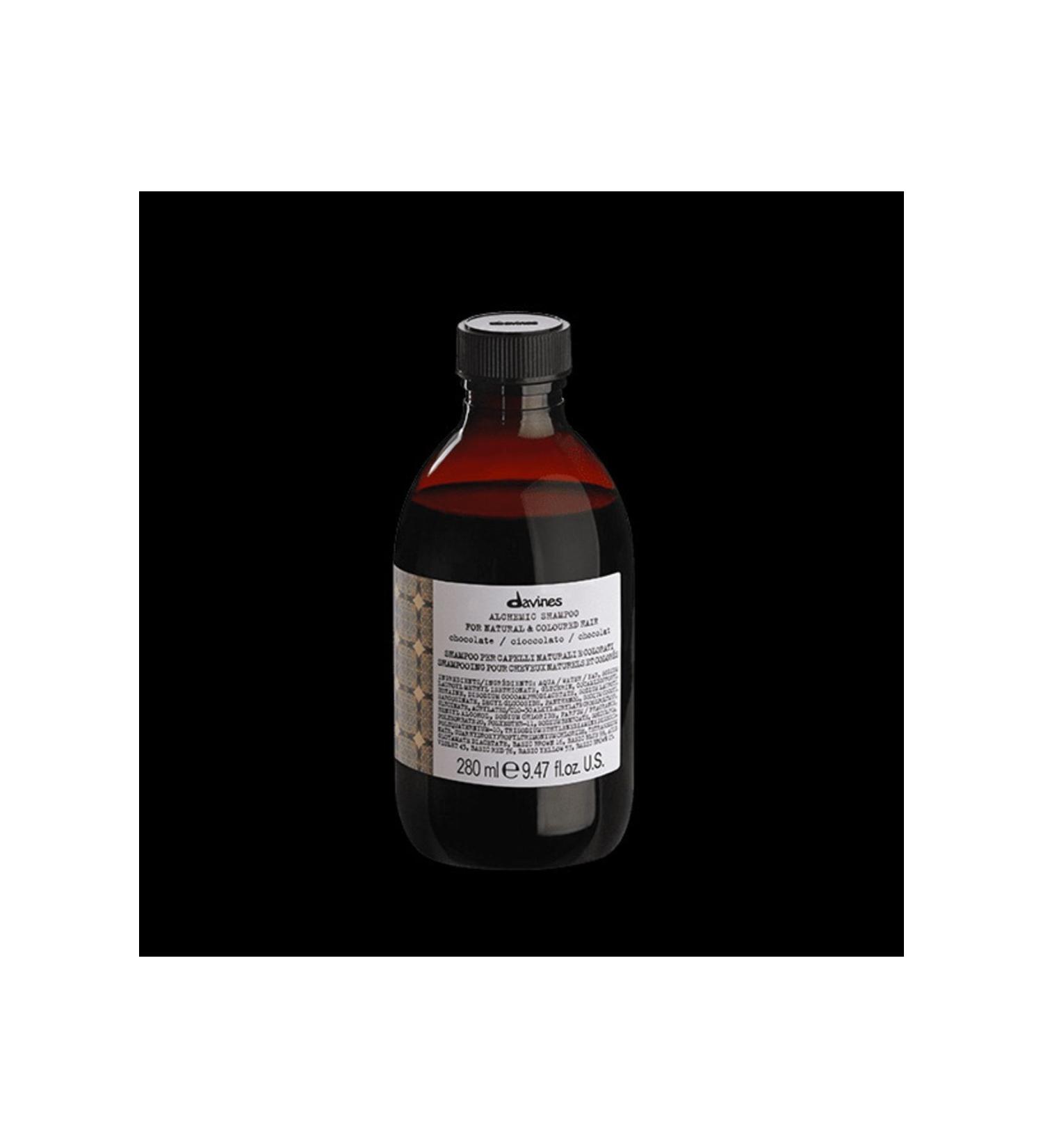 Davines Alchemic Shampoo Chocolate Shampoo for Dark Hair 280ml for colored hairEVAHAIRSALOON73