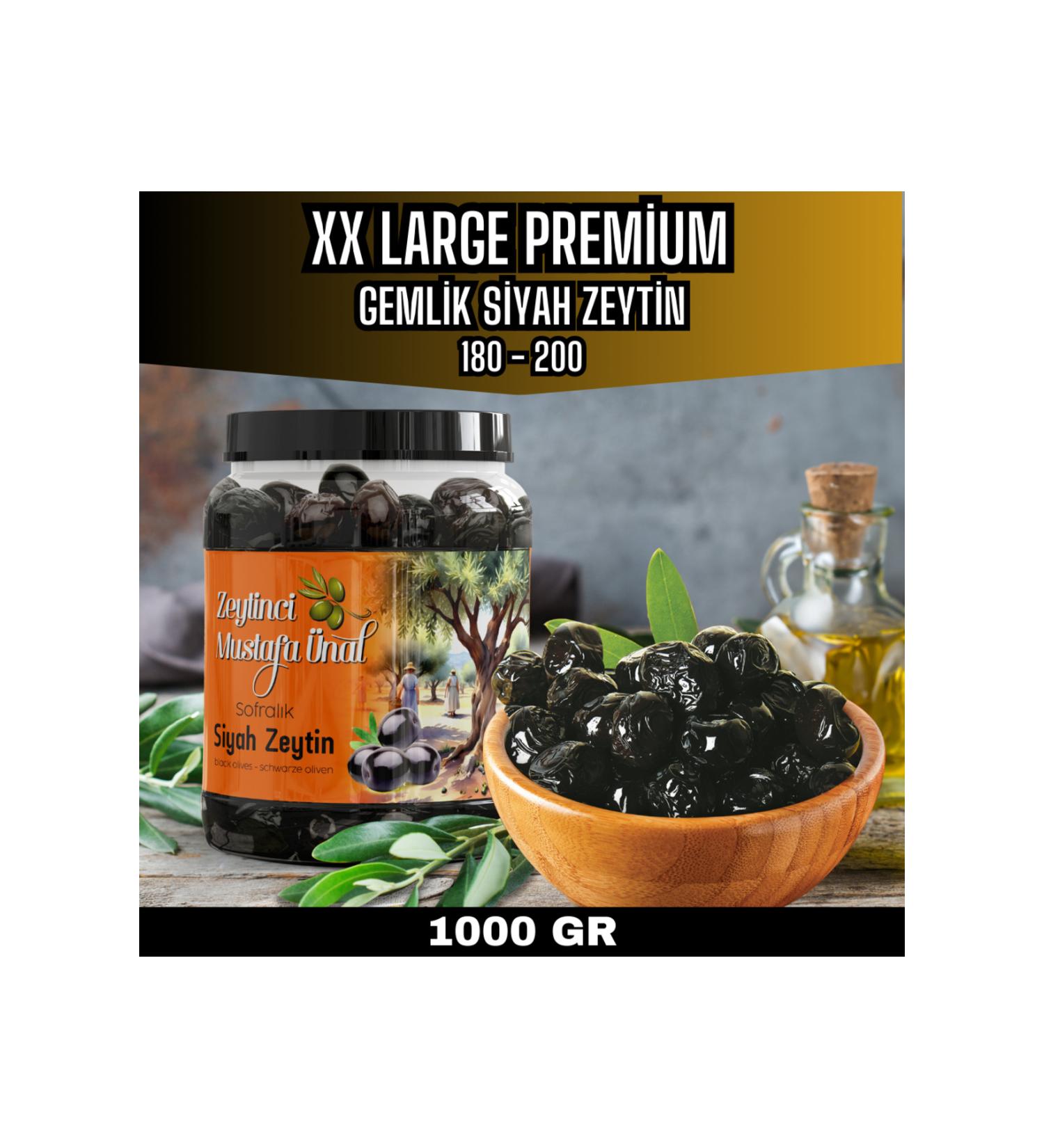 Olive Maker Mustafa nal Gemlik Black Olive XX Large Premium