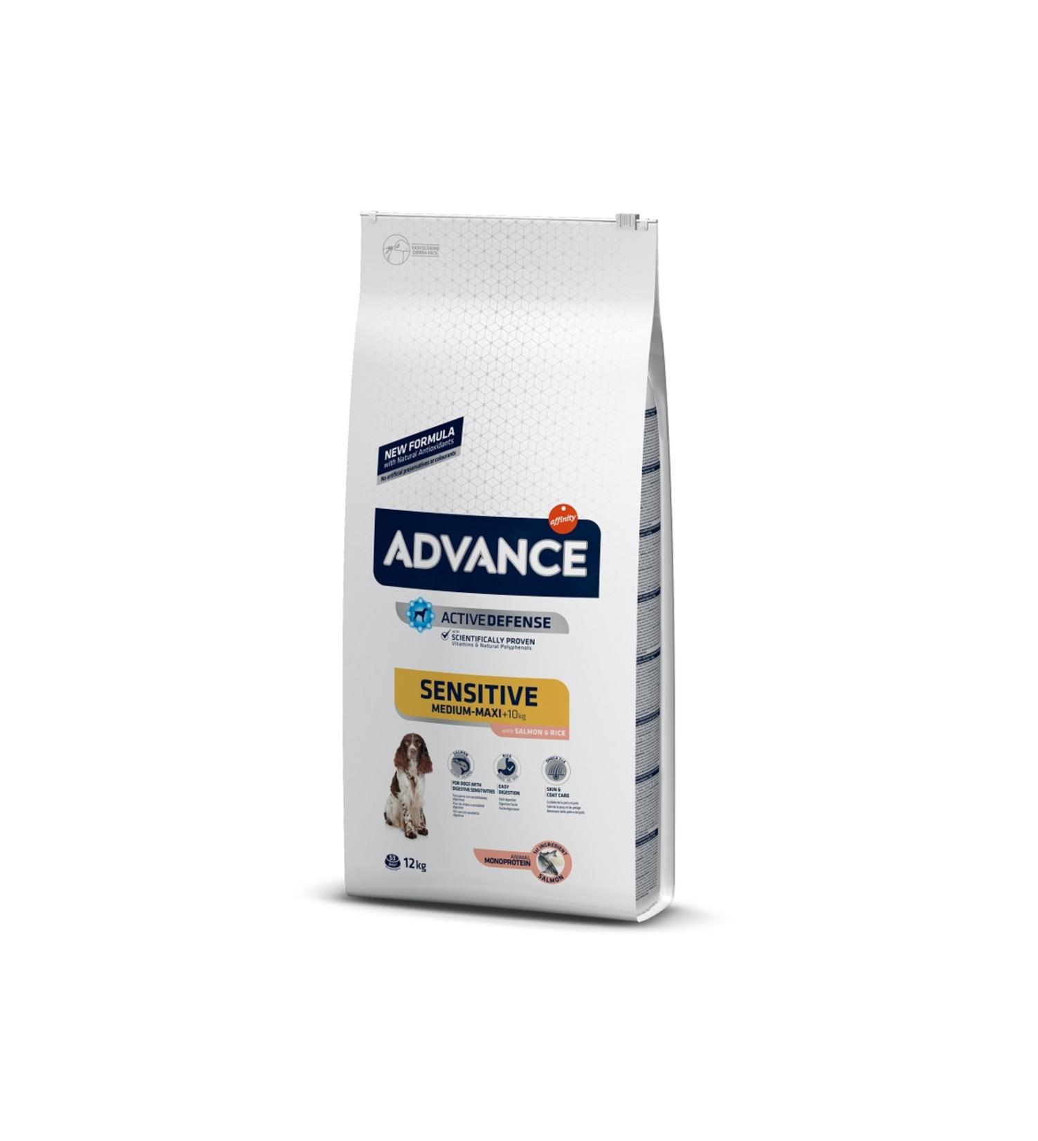 Advance Dog Sensitive Salmon & Rice 12 Kg 326107