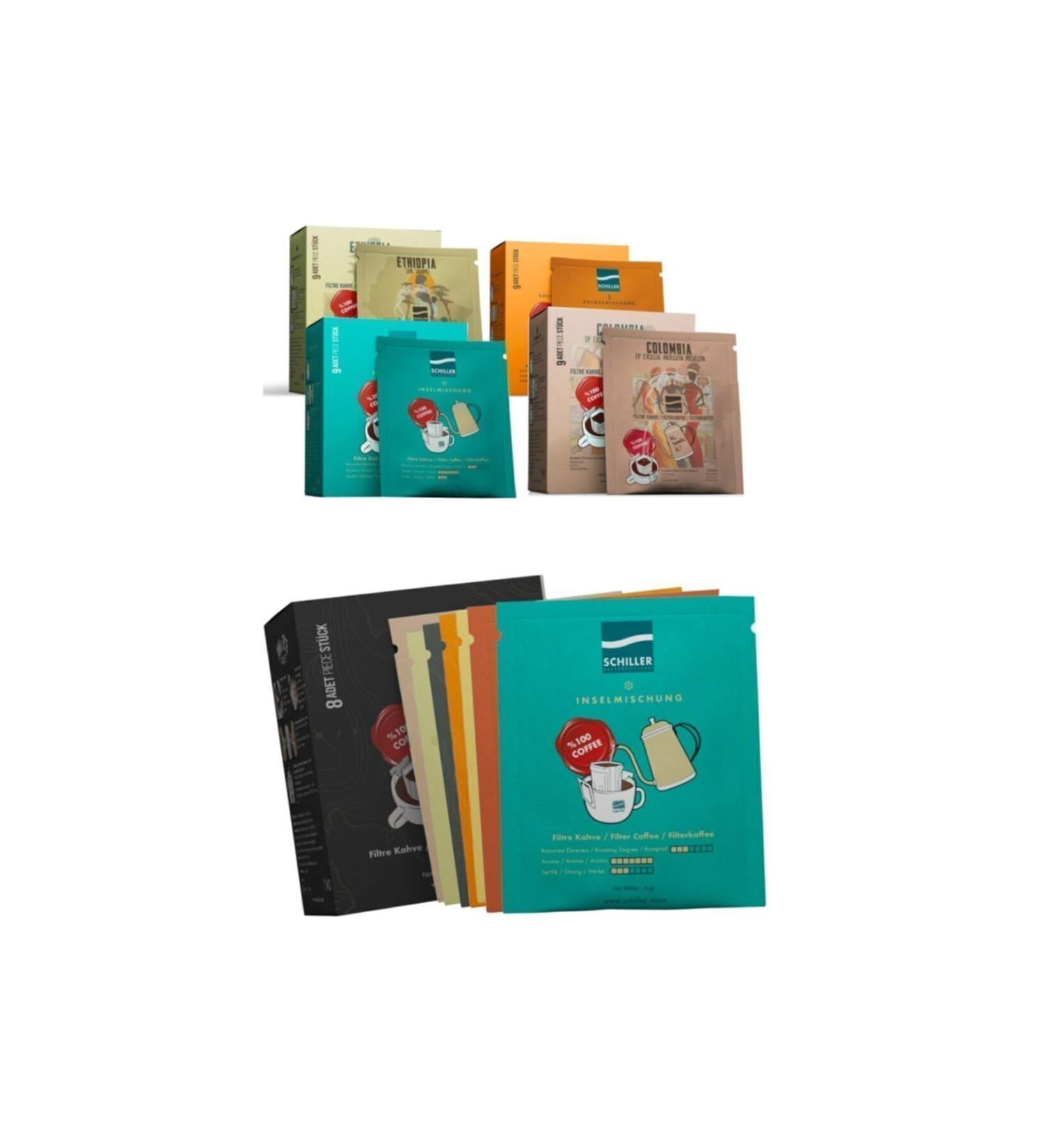 Schiller Open Brew Drink Filter Coffee - Buy 4 Get 8 Mix Package From Us