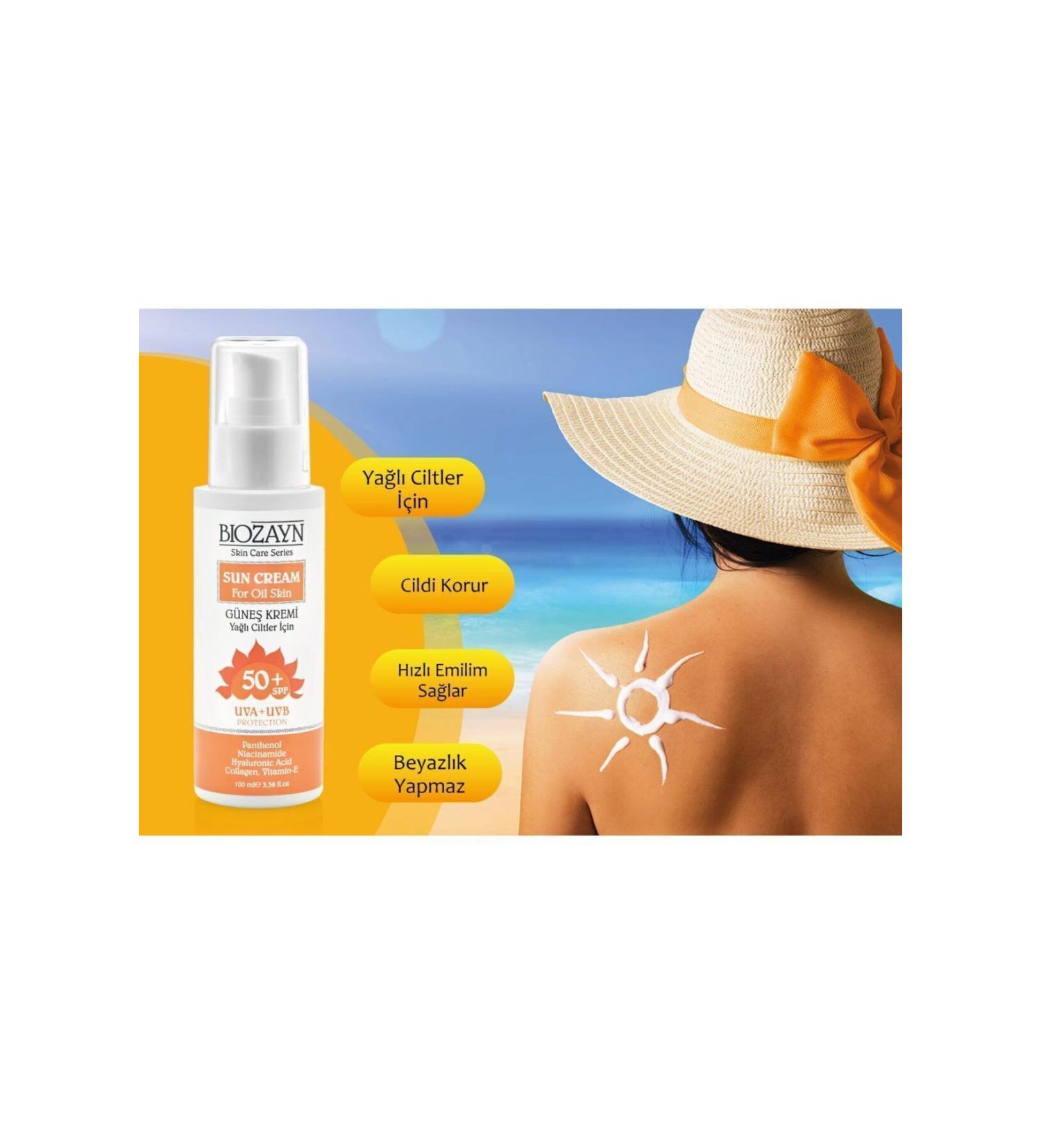Biozayn Sun Cream 50+spf High Protection (oily skin type)