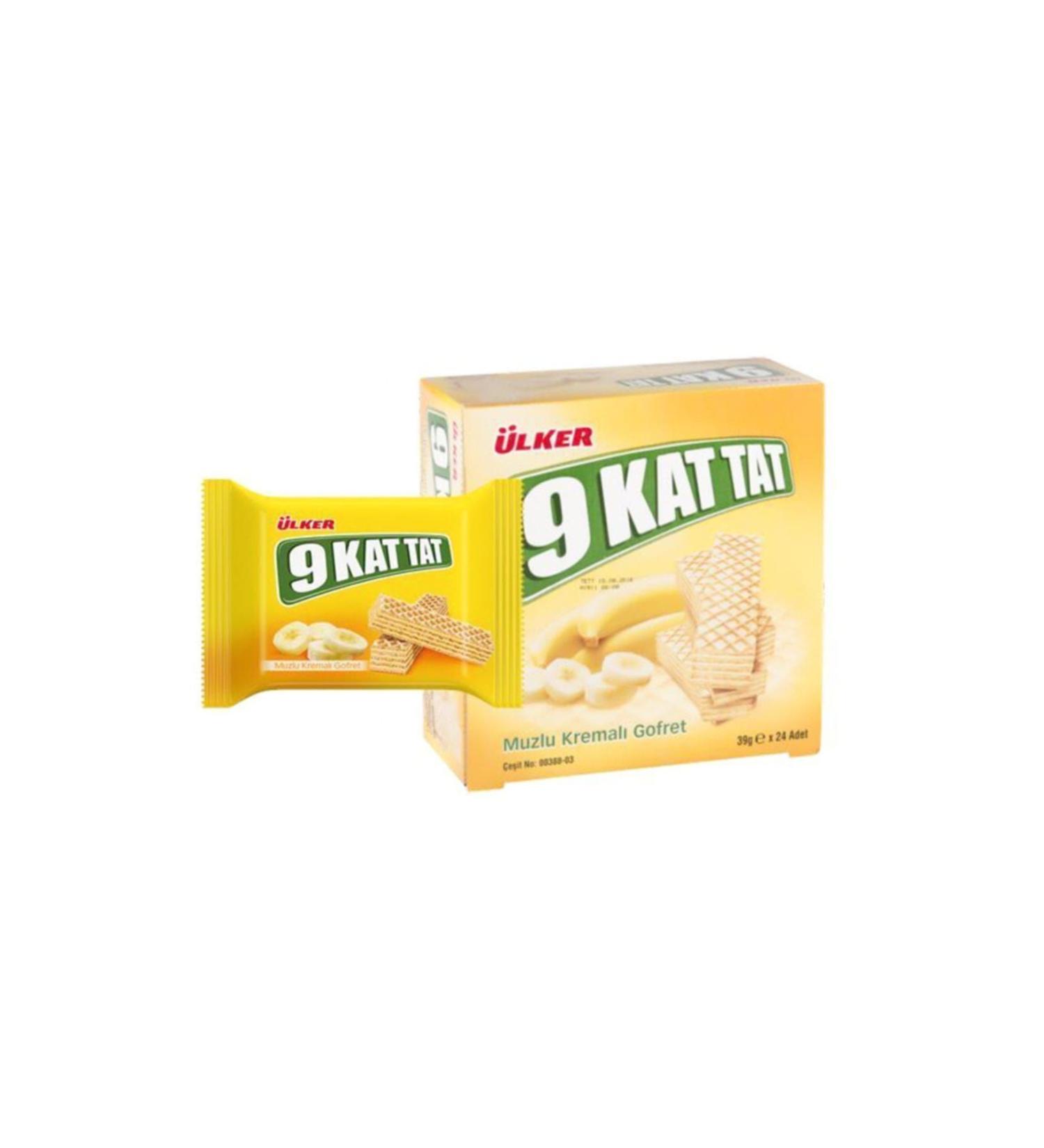 Ulker 9 LAYER WAFER WITH BANANA 39 GR